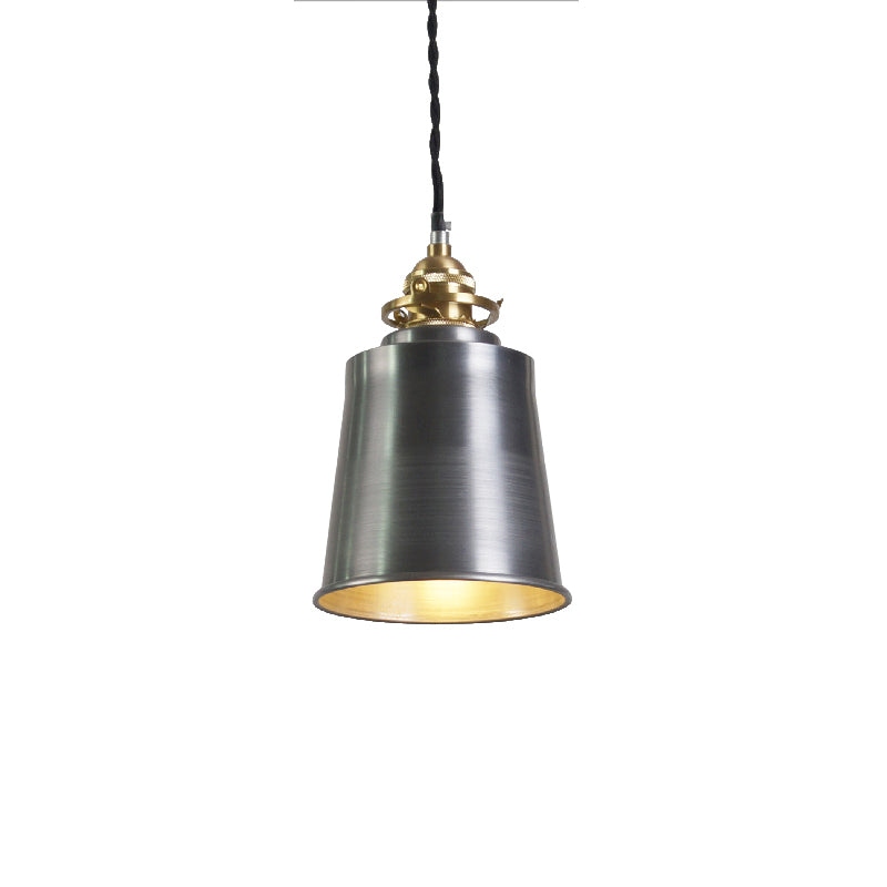 Radius Vintage Industrial Brass Metal Pendant Light - Lamp Copper
