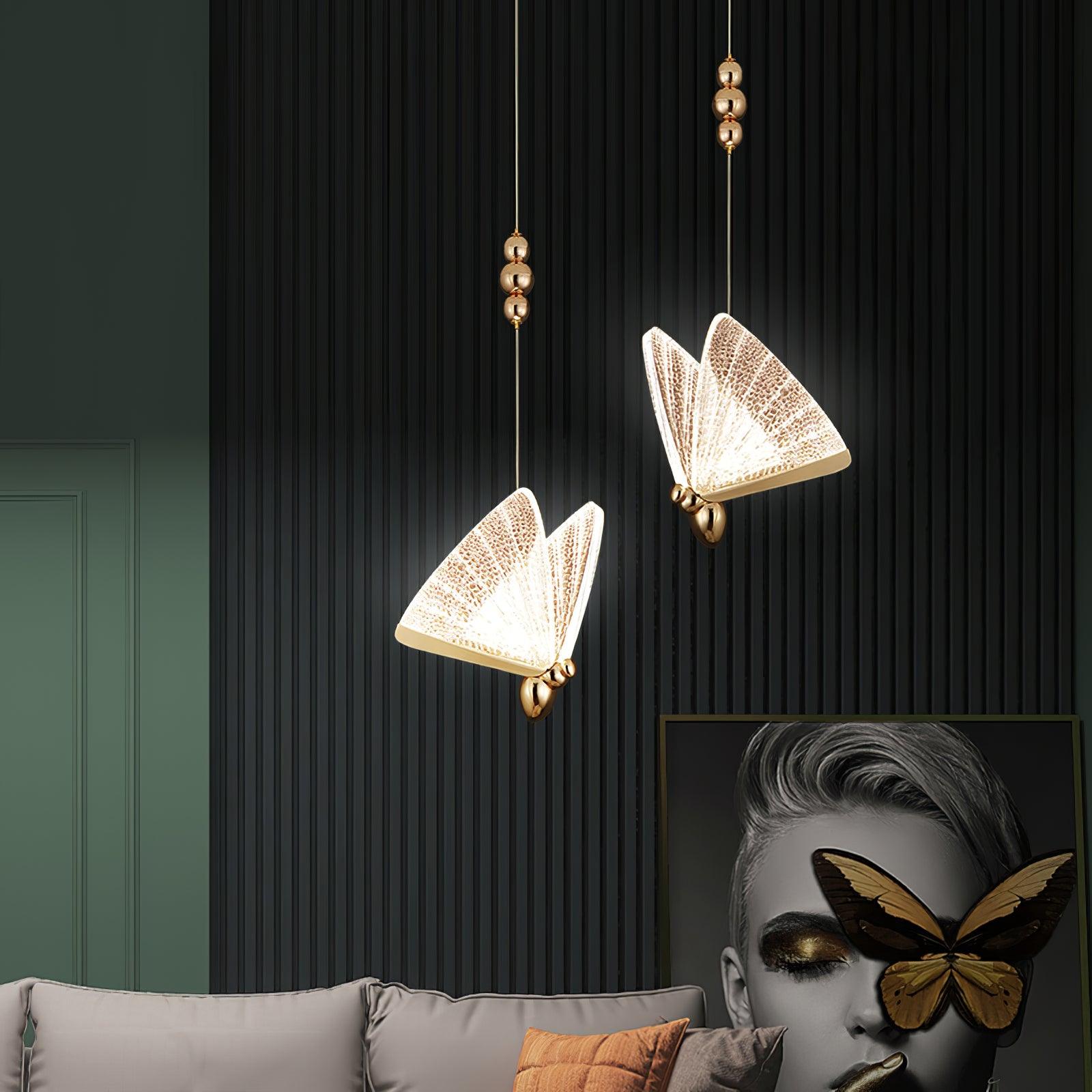 Butterfly Pendant Light - Blowlighting