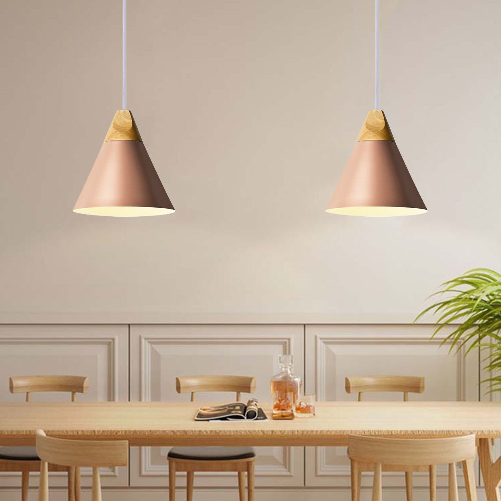 Valentina Moderno Semplice LED Lampada a Sospensione Multi-Forme Legno/Metallo Soggiorno/Camera da Letto/Cucina