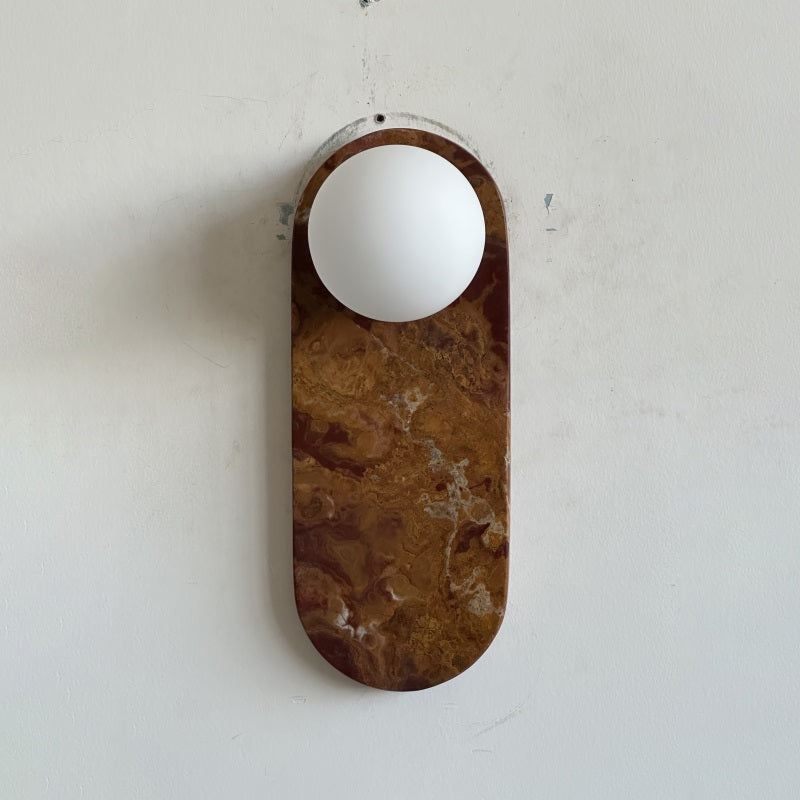 Syraeia Modern Minimalist Marble Jade Wall Lamp - Lamp Copper