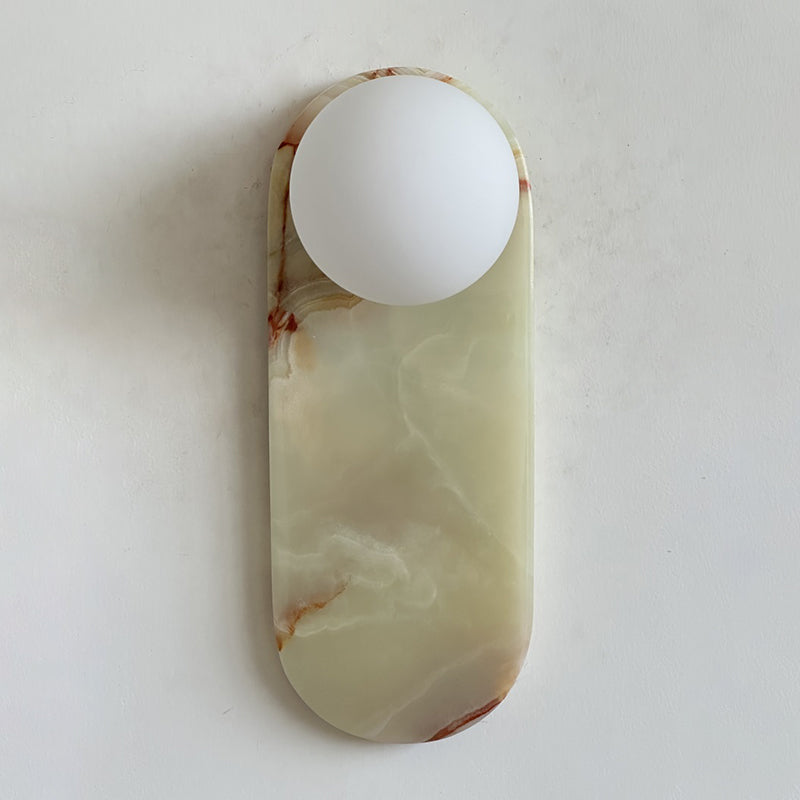 Idoraris Modern Minimalist Cyan Jade Sconce Wall Lamp - Lamp Copper