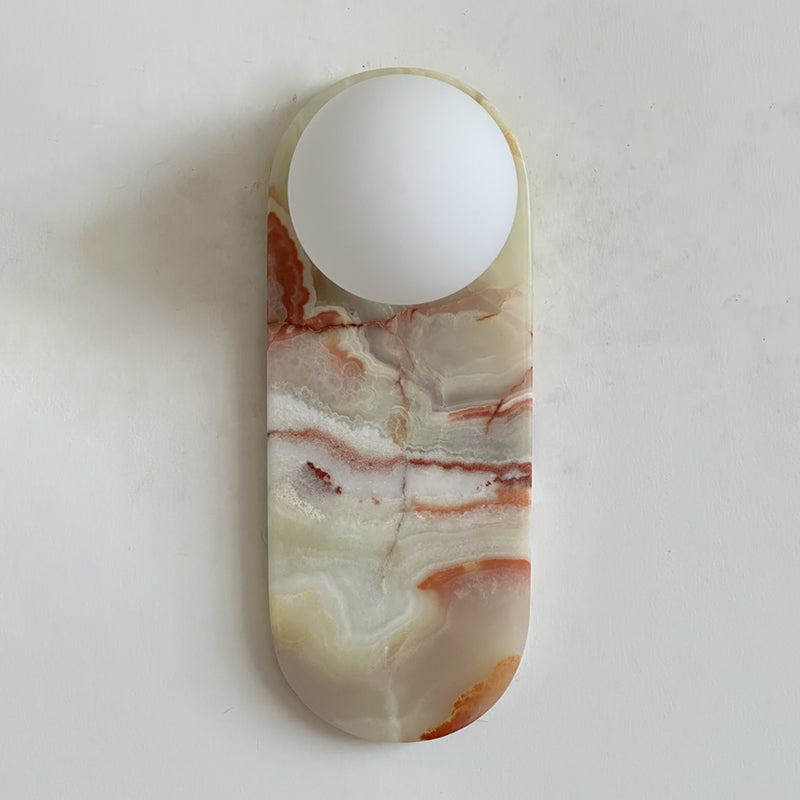 Idoraris Modern Minimalist Cyan Jade Sconce Wall Lamp - Lamp Copper