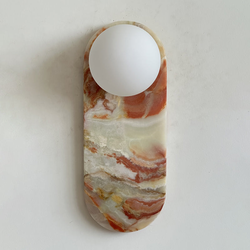 Idoraris Modern Minimalist Cyan Jade Sconce Wall Lamp - Lamp Copper