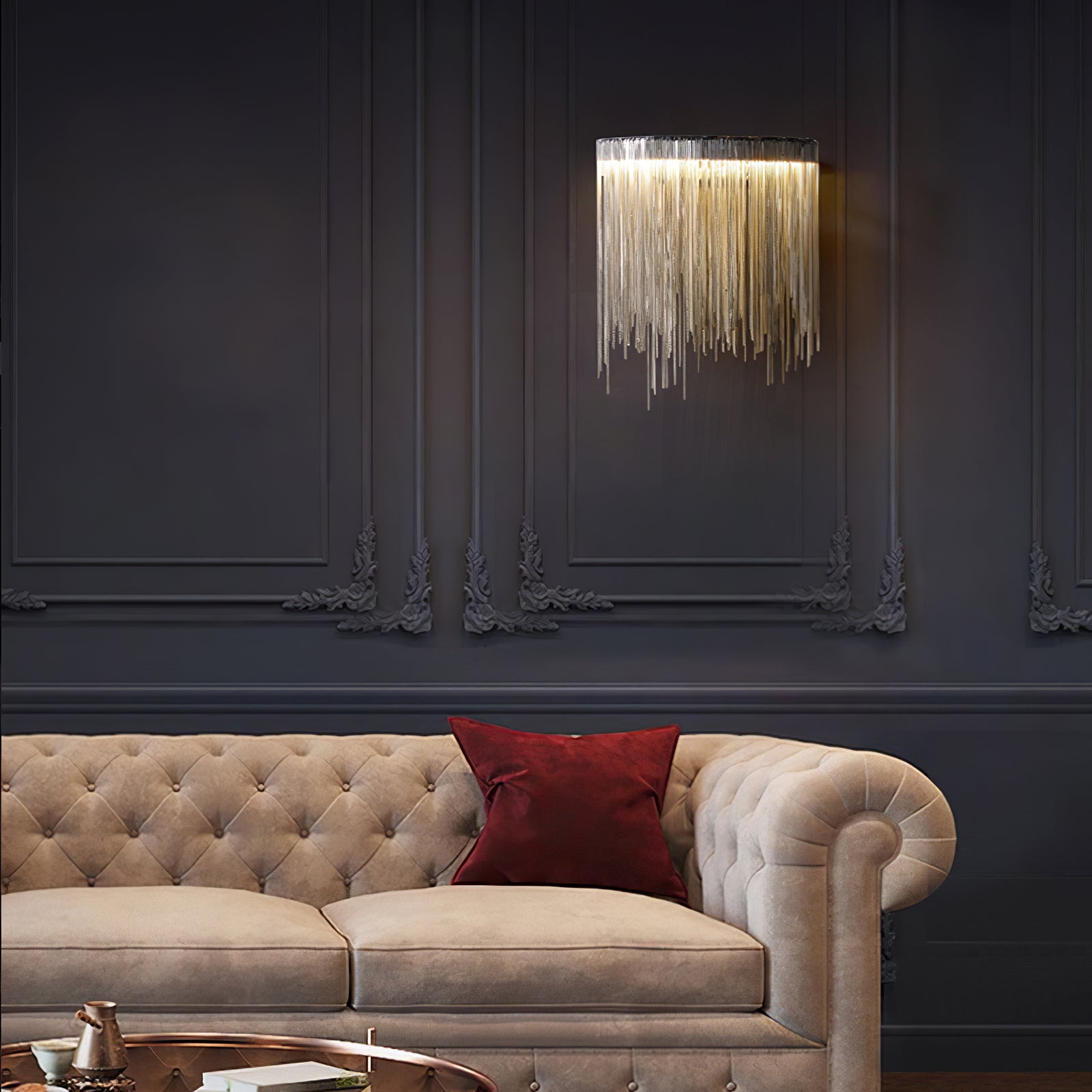 Cadena Tassel Wall Lamp - Blowlighting