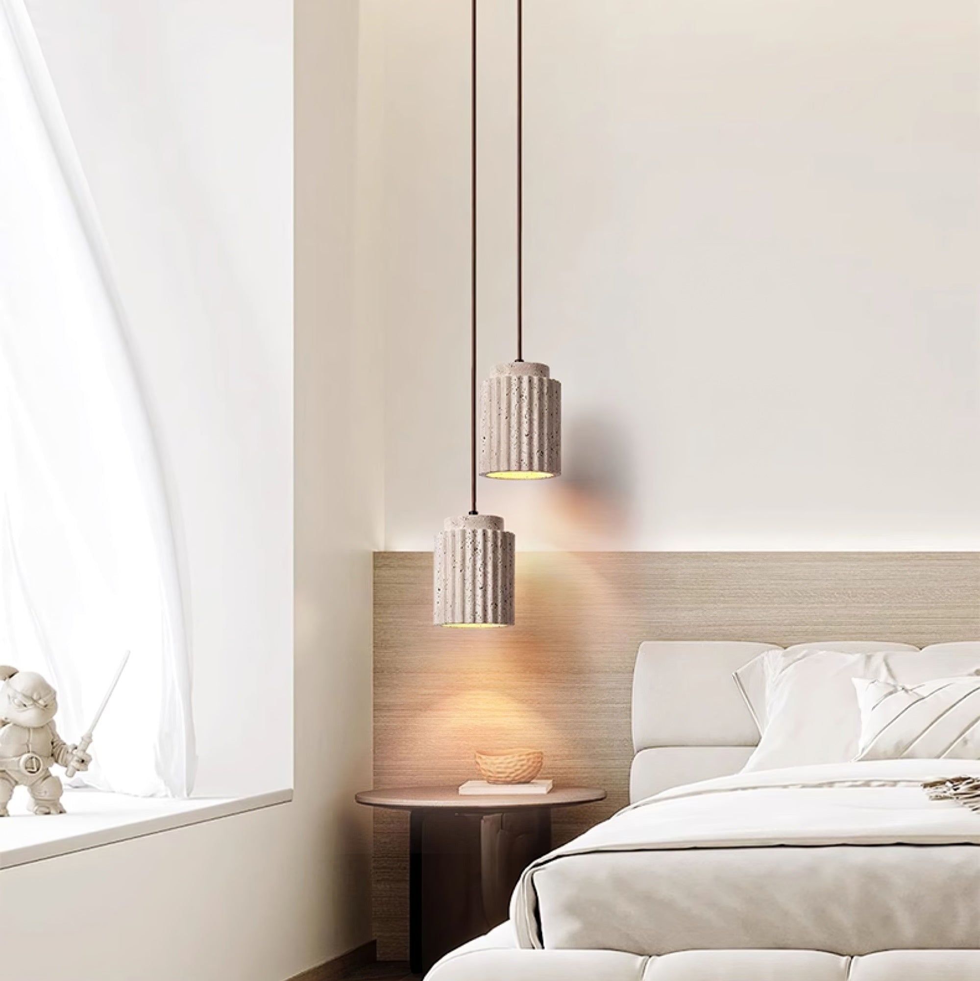 Mysolel Travertine Pendant Light - Neutralighting
