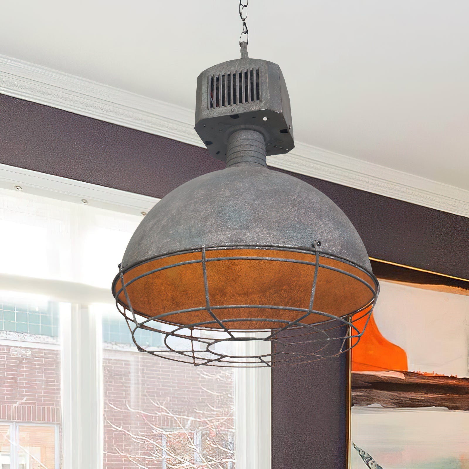 Urbanx Vintage Industrial Metal Pendant Light - Lamp Copper