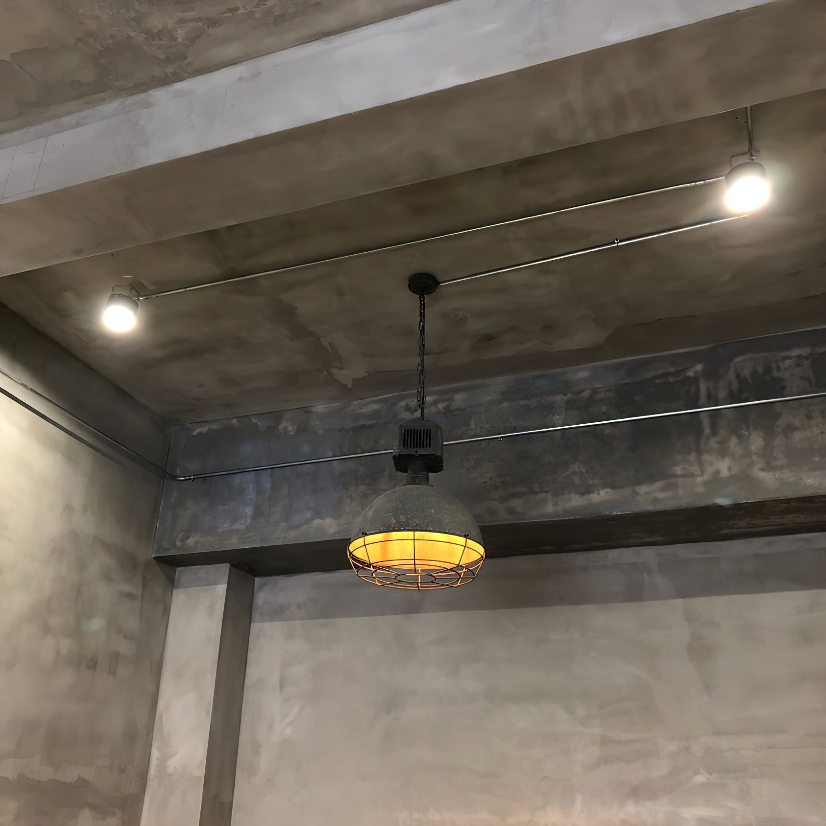 Urbanx Vintage Industrial Metal Pendant Light - Lamp Copper