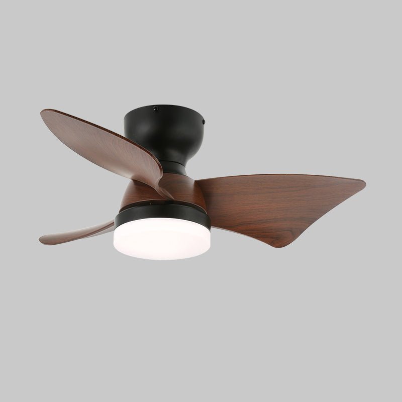 Mirella Ventilatore da Soffitto con Luce Argento Legno