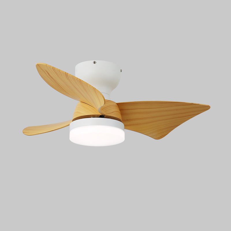 Mirella Ventilatore da Soffitto con Luce Argento Legno