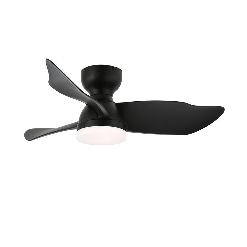 Ventilatore da soffitto con luce Mirella che illumina una stanza
