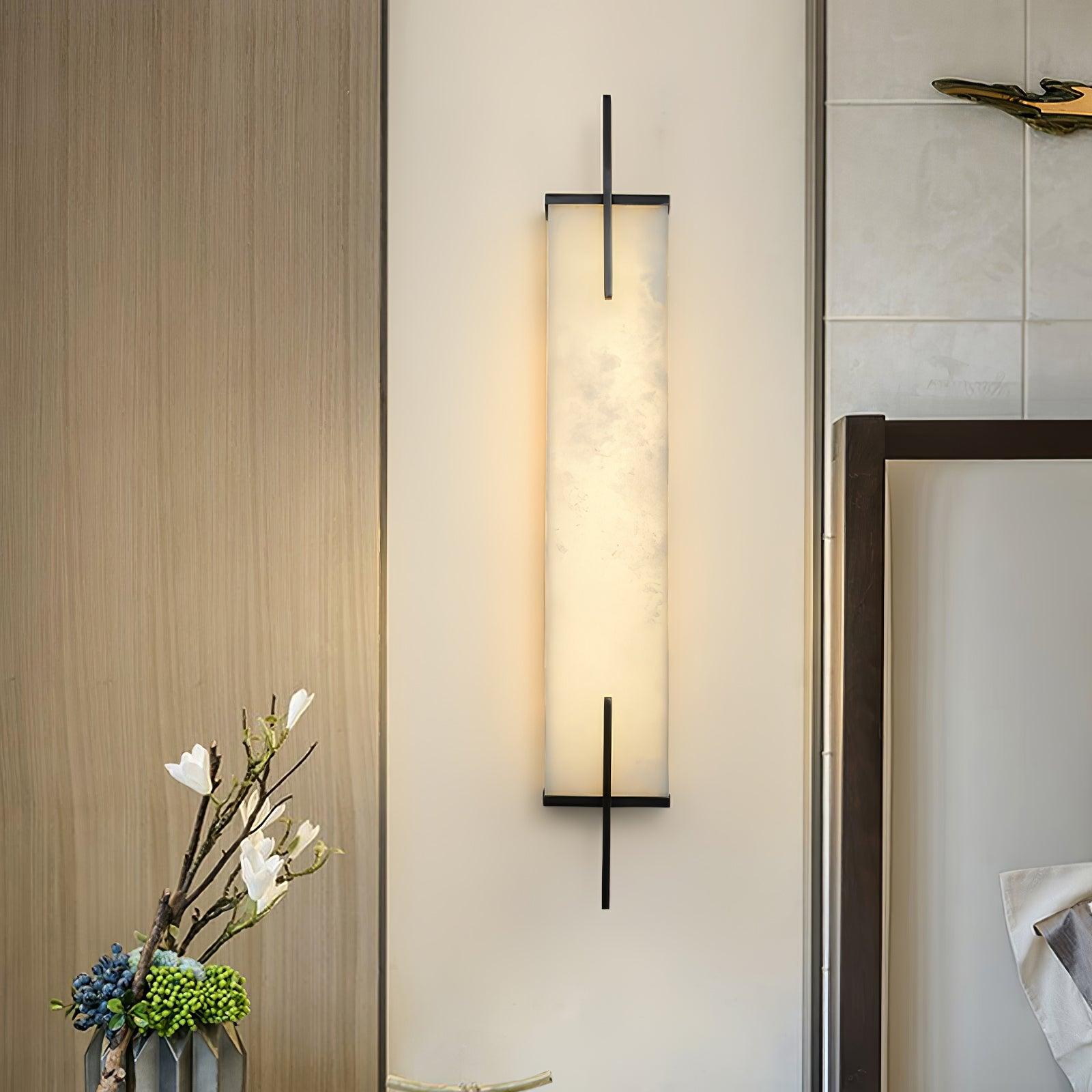 Aurcarir Rectangular Alabaster Wall Light - Neutralighting