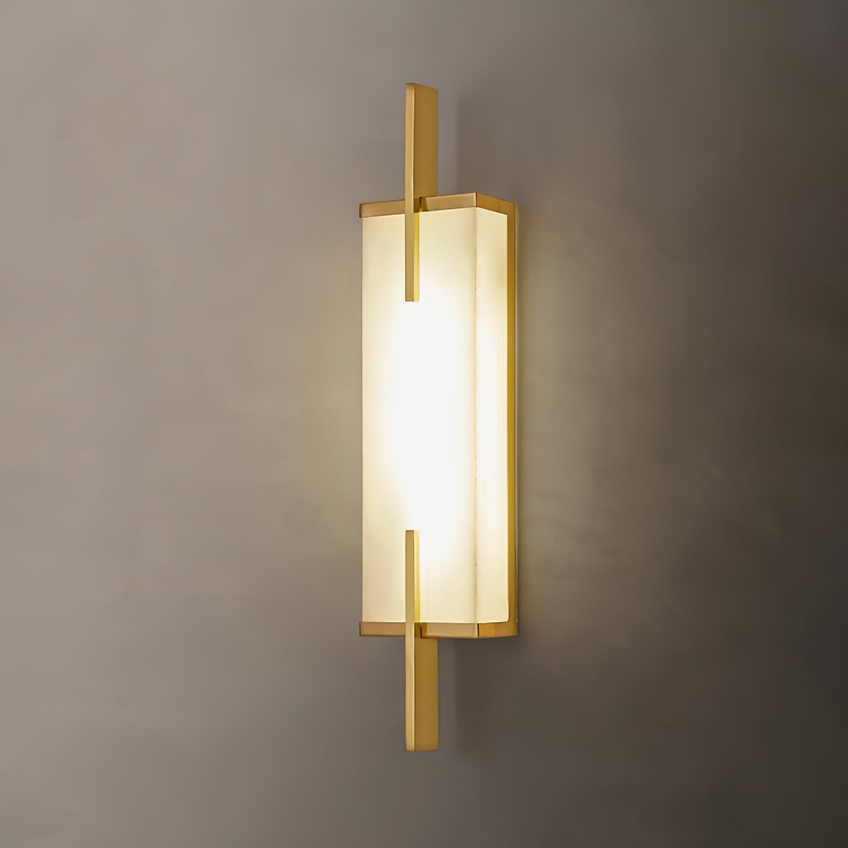 Aurcarir Rectangular Alabaster Wall Light - Neutralighting