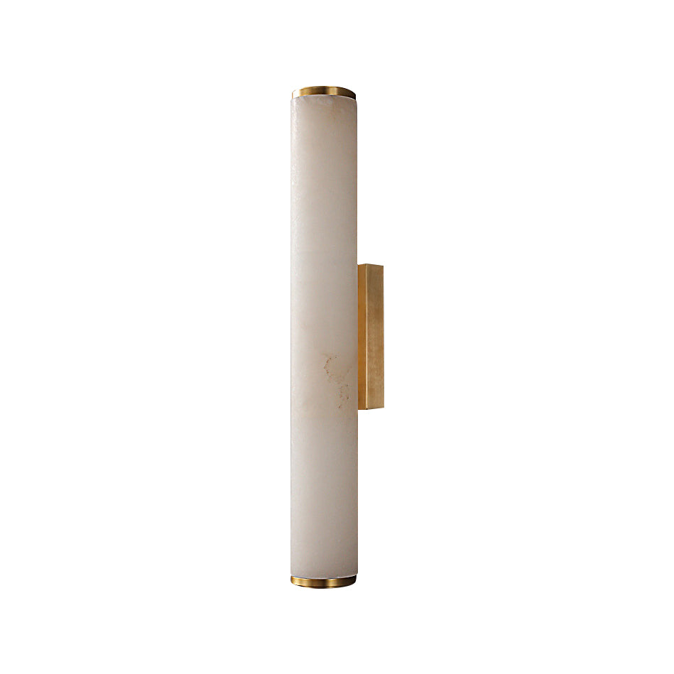 Arcus Modern Minimalist Elegance Brass Alabaster Sconce Wall Lamp - Lamp Copper
