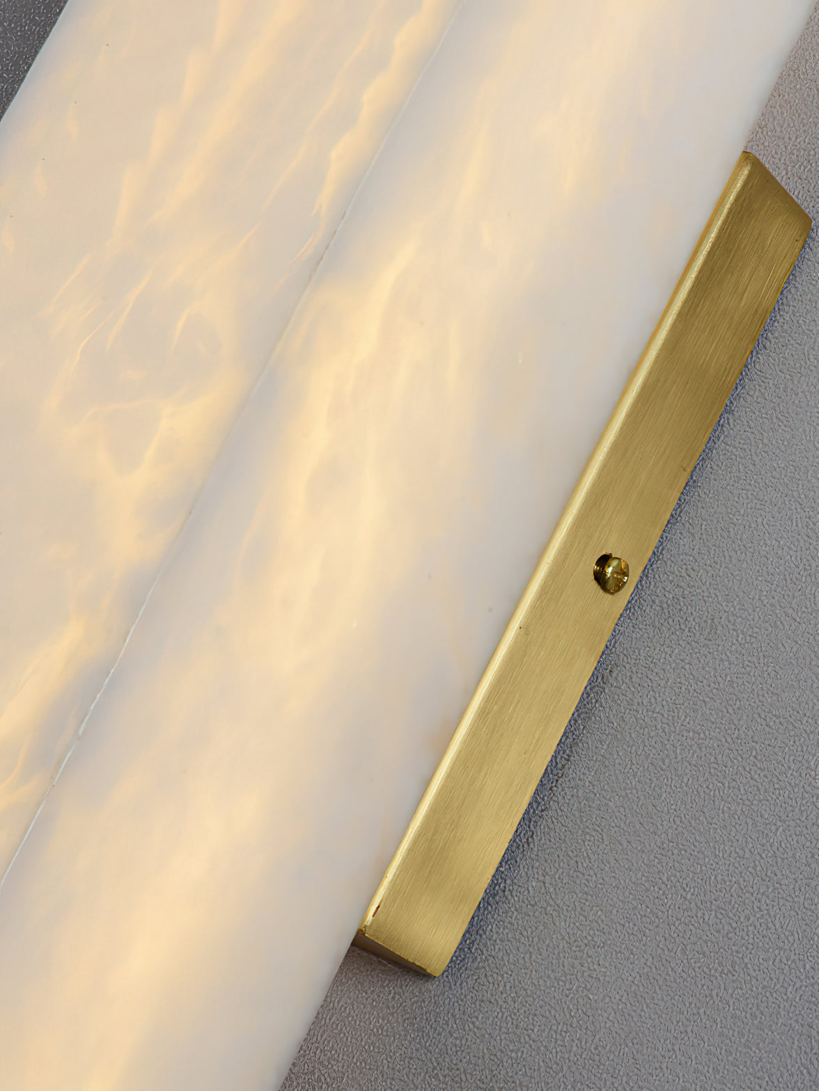 Arcus Modern Minimalist Elegance Brass Alabaster Sconce Wall Lamp - Lamp Copper