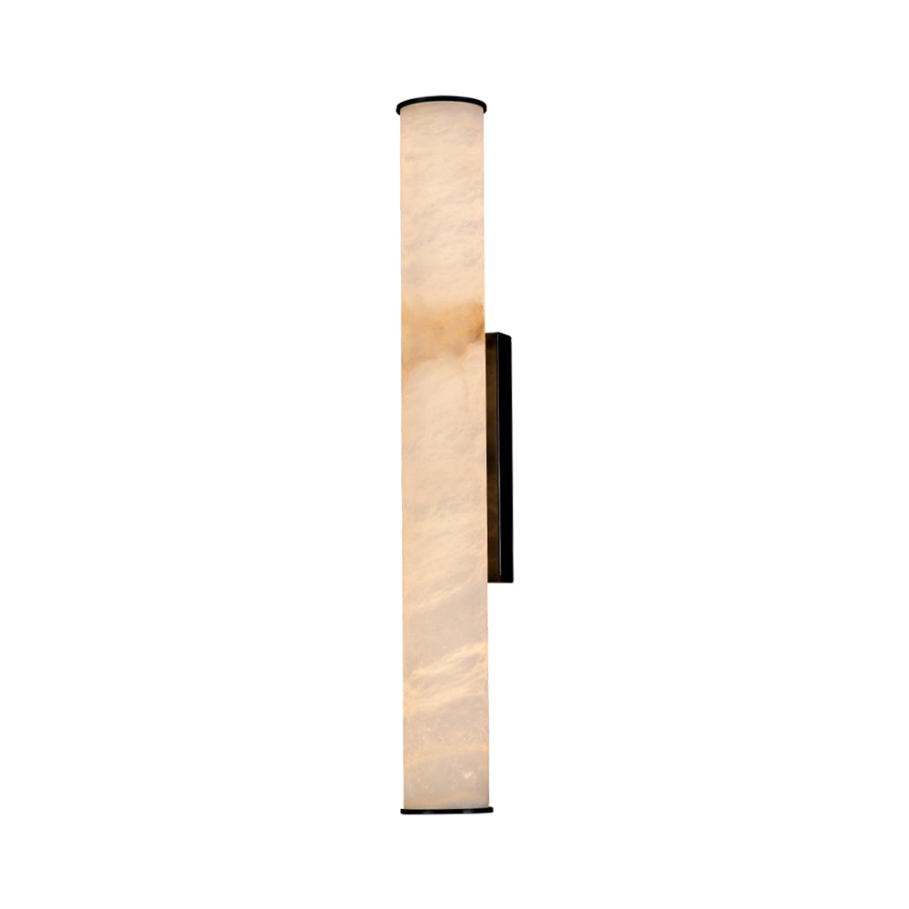 Arcus Modern Minimalist Elegance Brass Alabaster Sconce Wall Lamp - Lamp Copper
