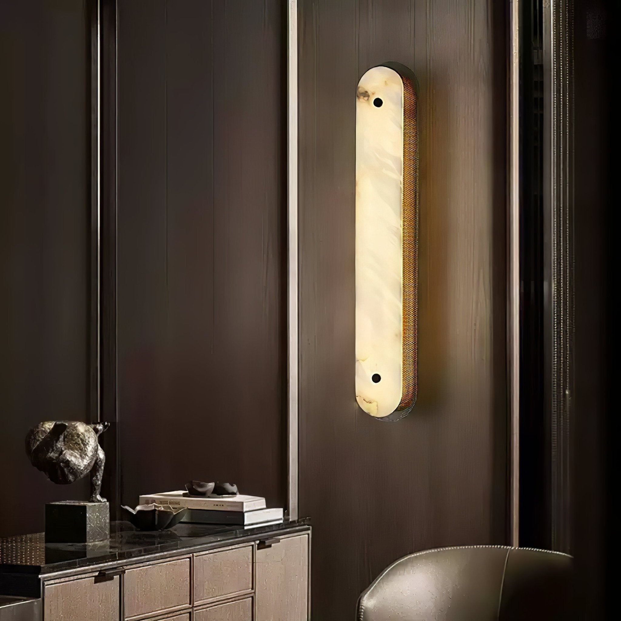 Erthee Linear Alabaster Wall Light - Neutralighting
