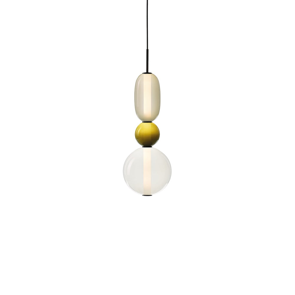 Zodore Premium Art Stained Glass Pendant Lamp - Lamp Copper