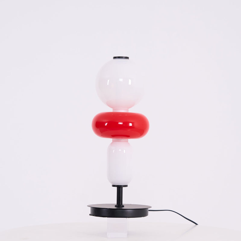 Stained Glass Table Lamp - Lamp Copper