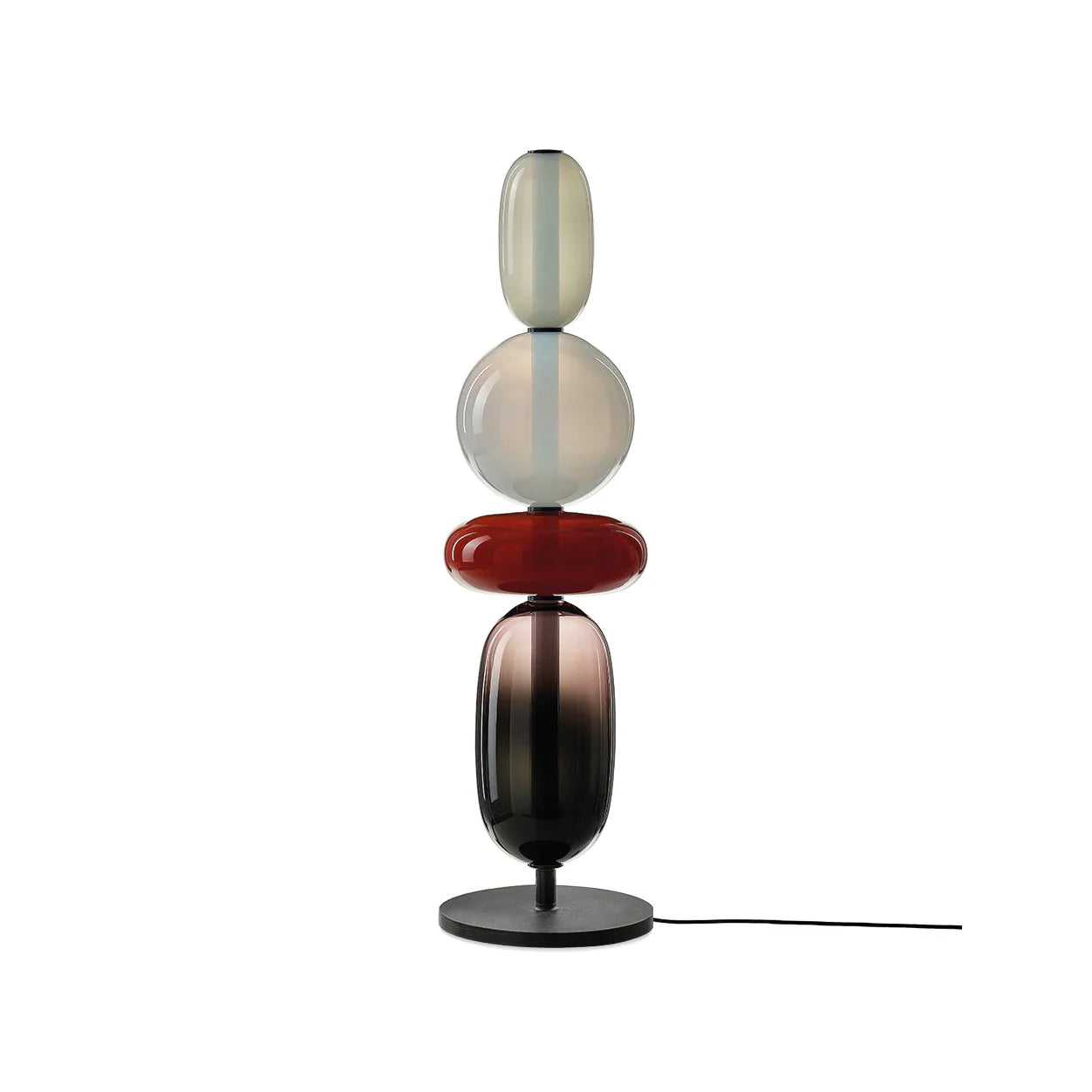 Stained Glass Table Lamp - Lamp Copper
