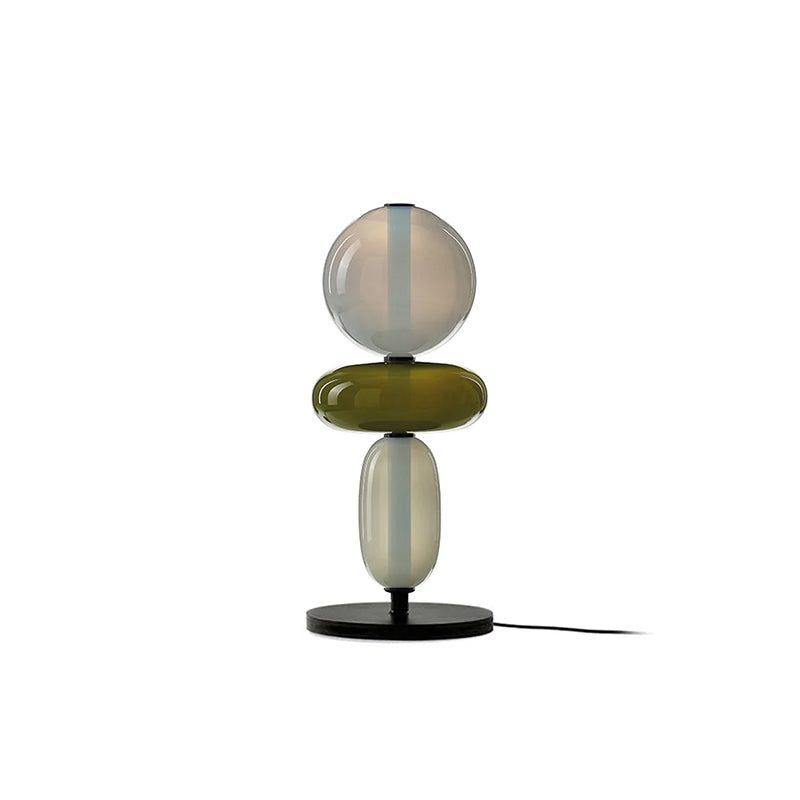 Stained Glass Table Lamp - Lamp Copper