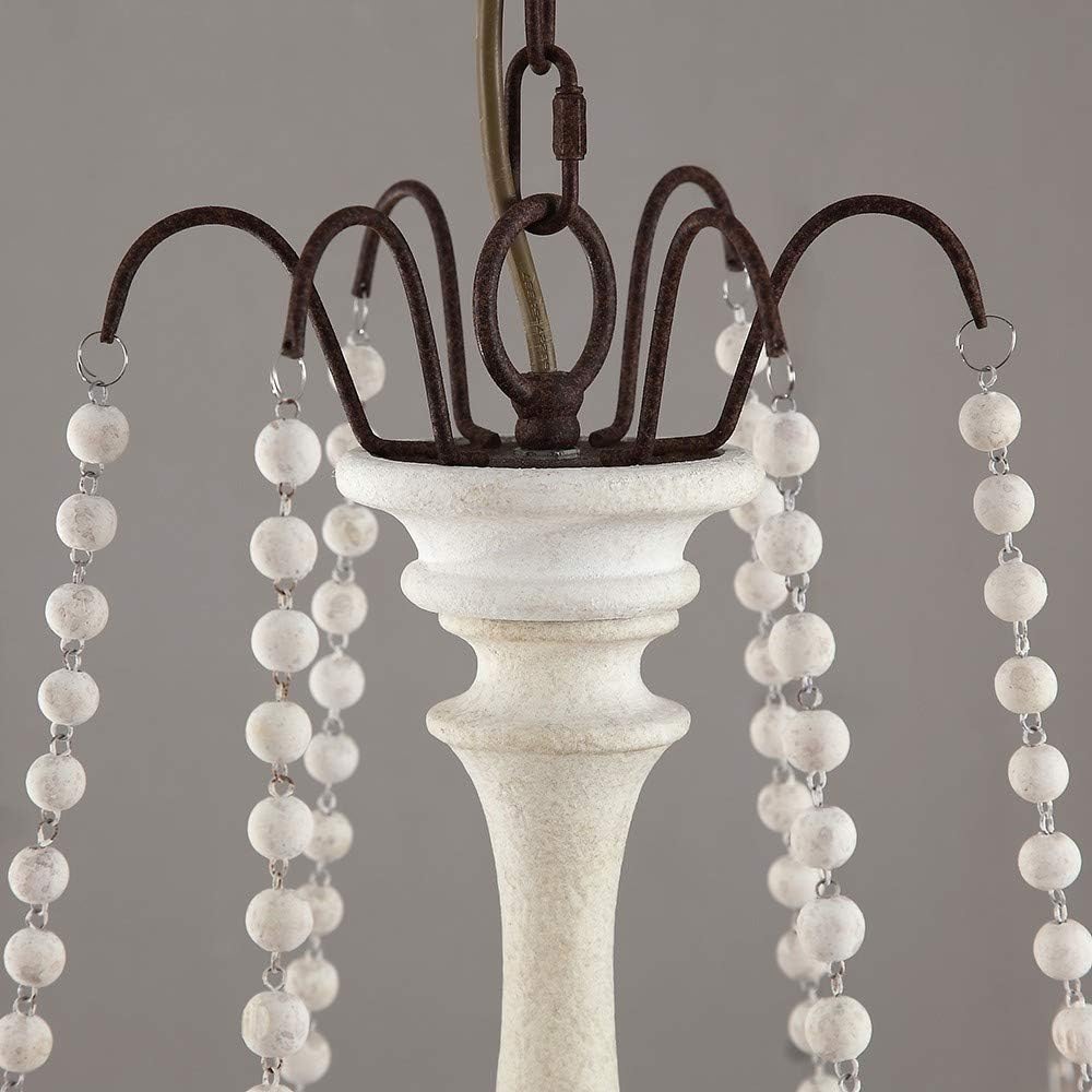 Rive Style Postmodern Luxury Beaded Wooden Metal Chandelier - Lamp Copper
