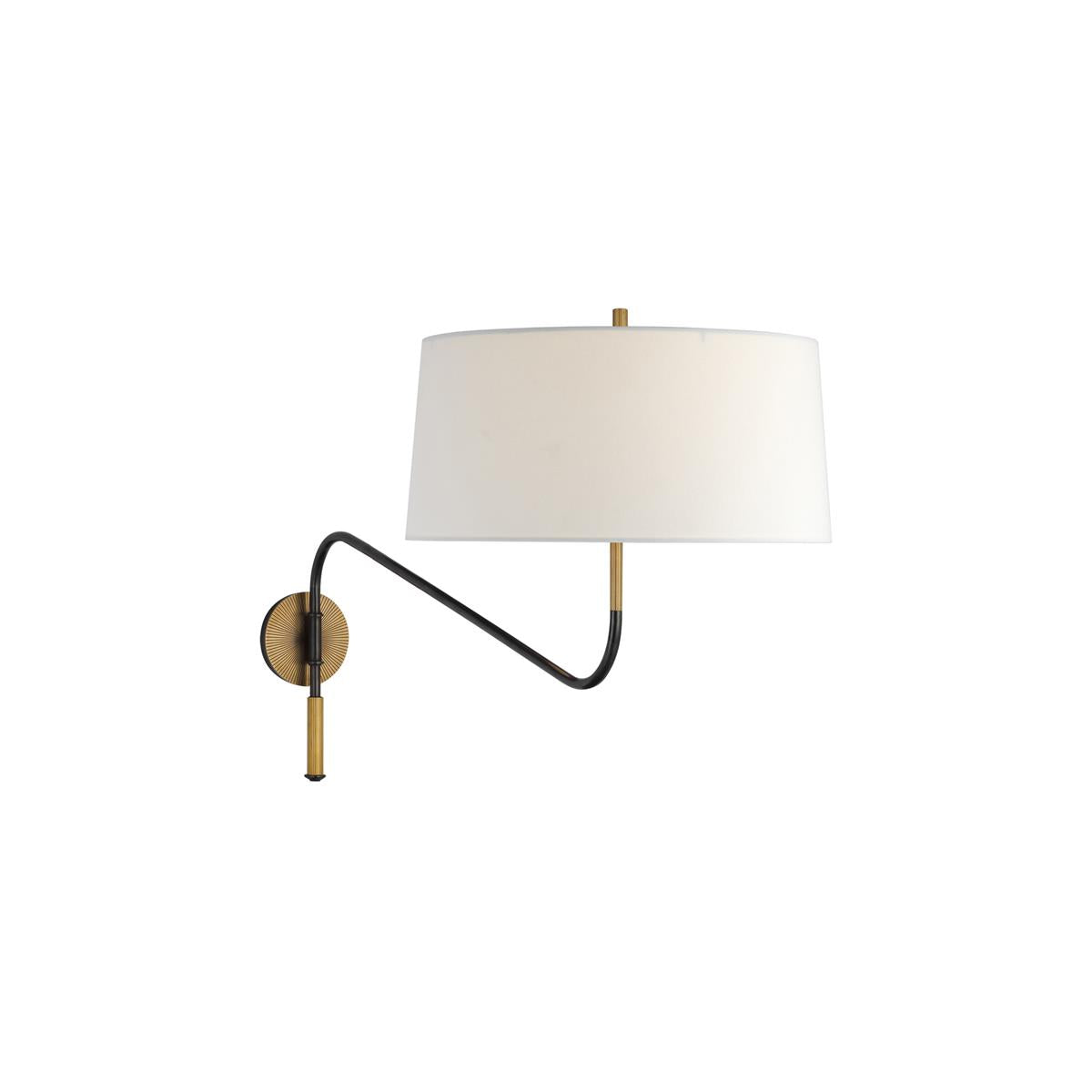 Terra Modern Minimalist Fabric Metal Sconce Wall Lamp - Lamp Copper