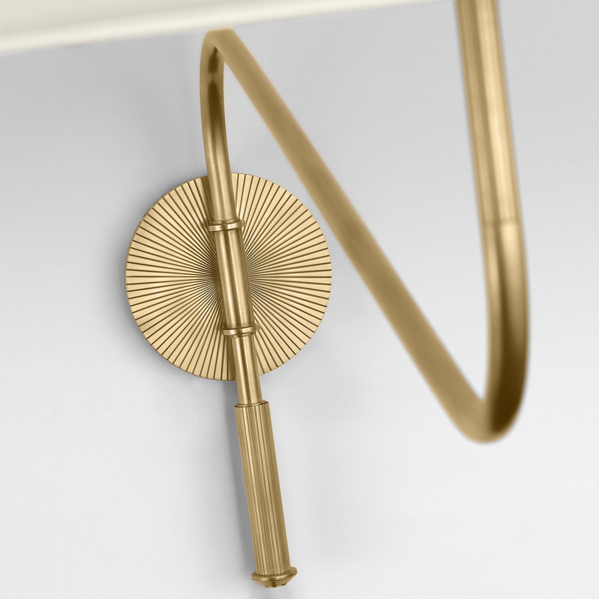 Terra Modern Minimalist Fabric Metal Sconce Wall Lamp - Lamp Copper