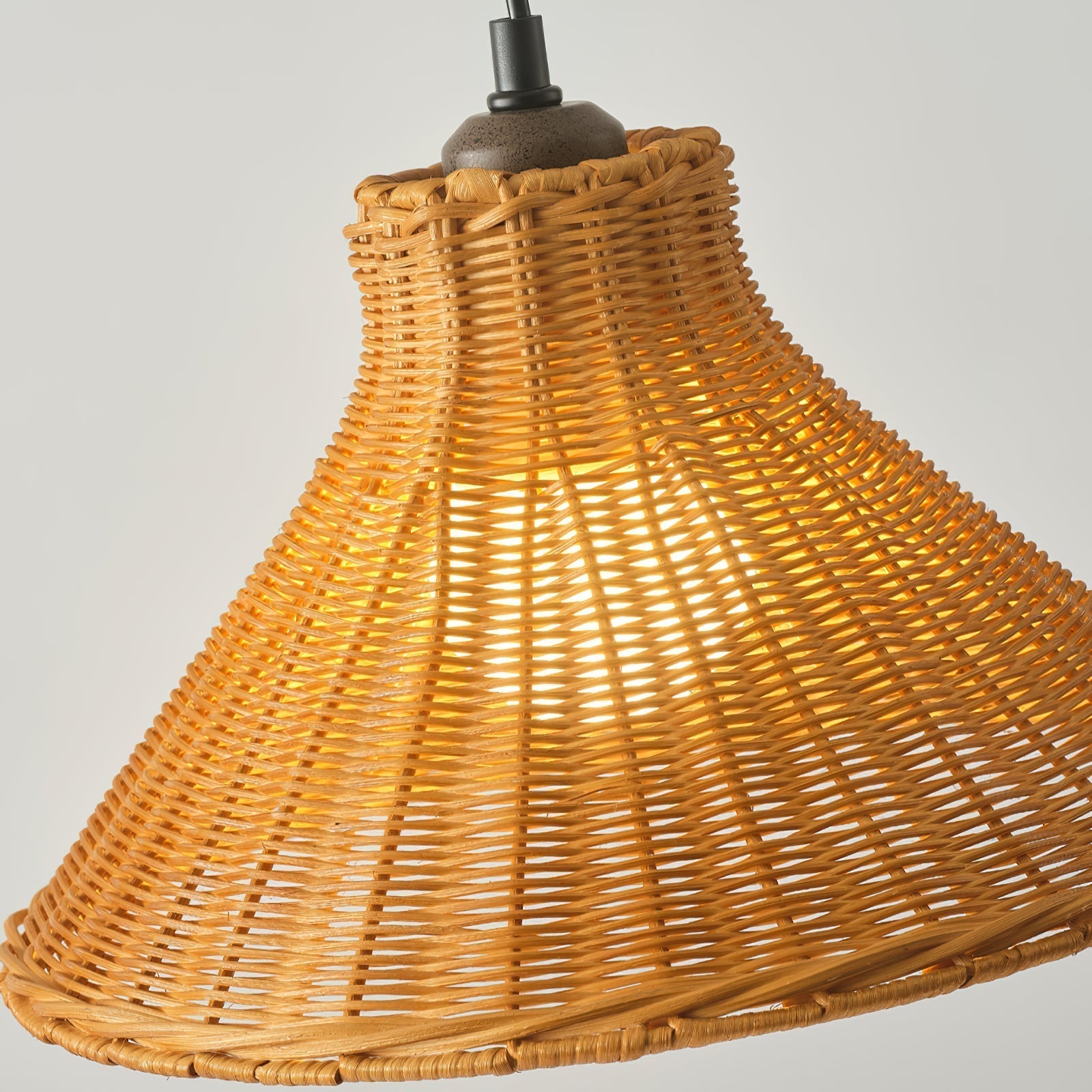 Vamirel Modern Minimalist Natural Rattan Pendant Lamp - Lamp Copper