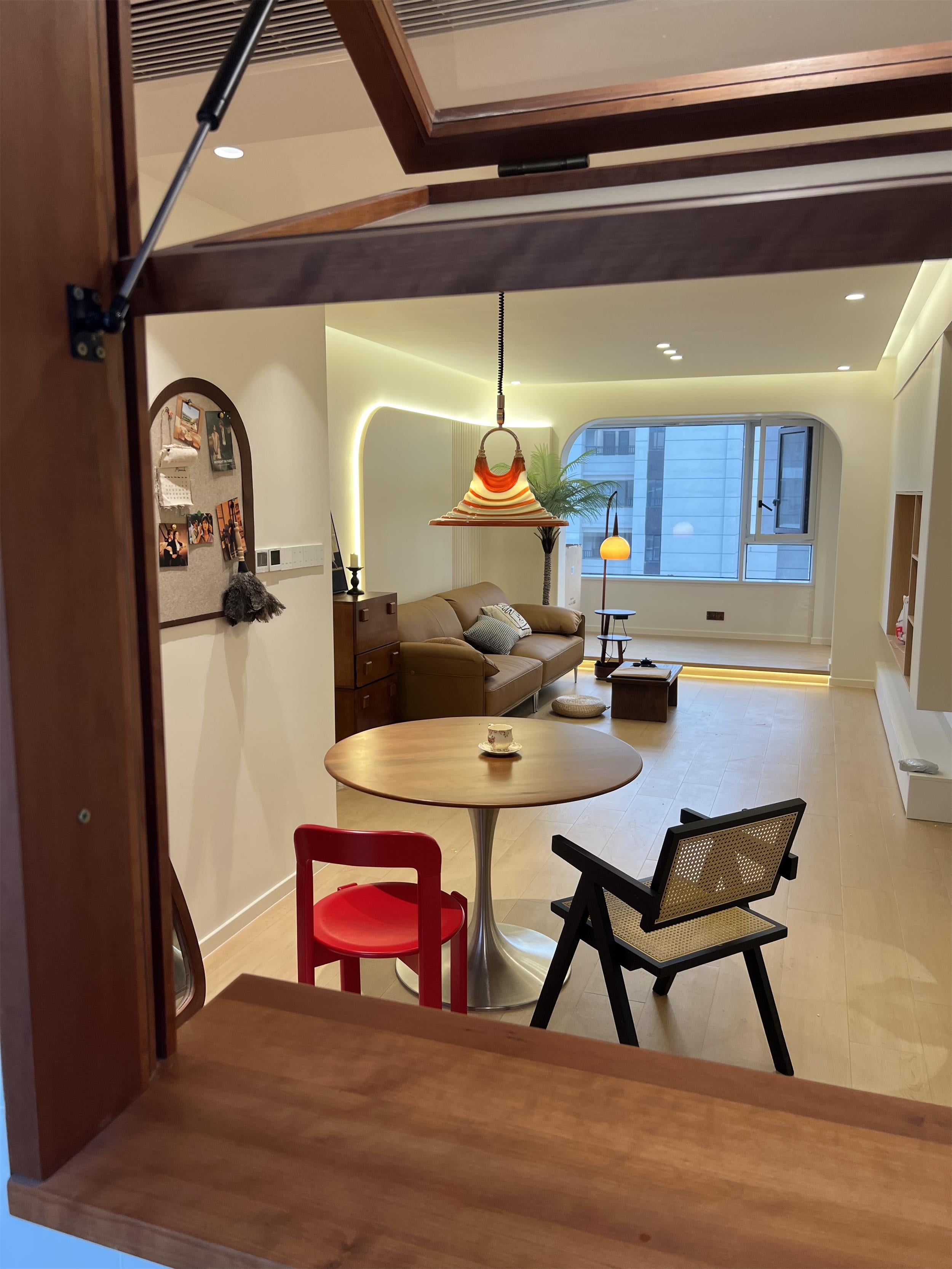 Aria Trumpet Individual Creativity Plastic Pendant Lamp - Lamp Copper