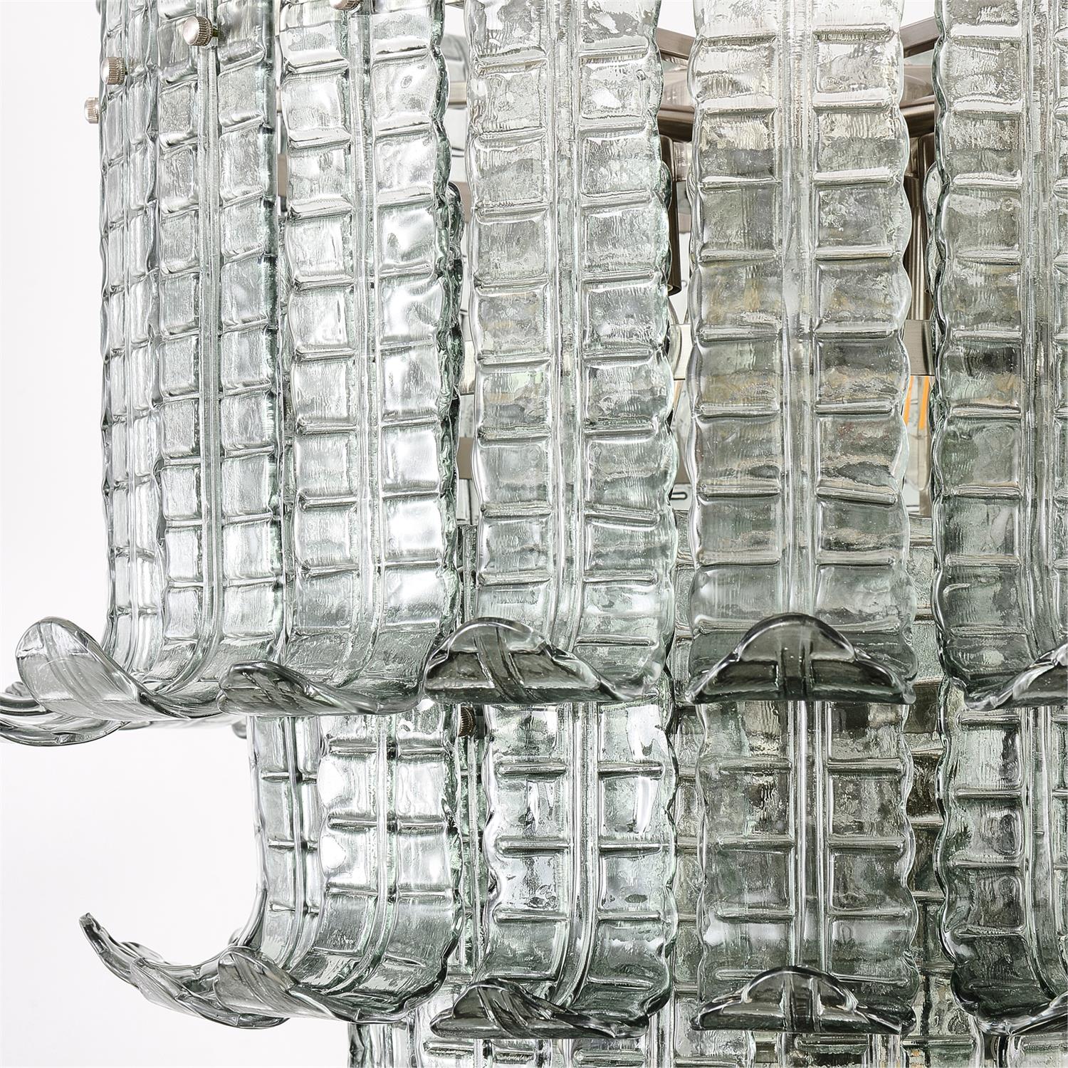 Aurora Chandelier Cascade Murano Glass Tiered Vintage - Neutralighting