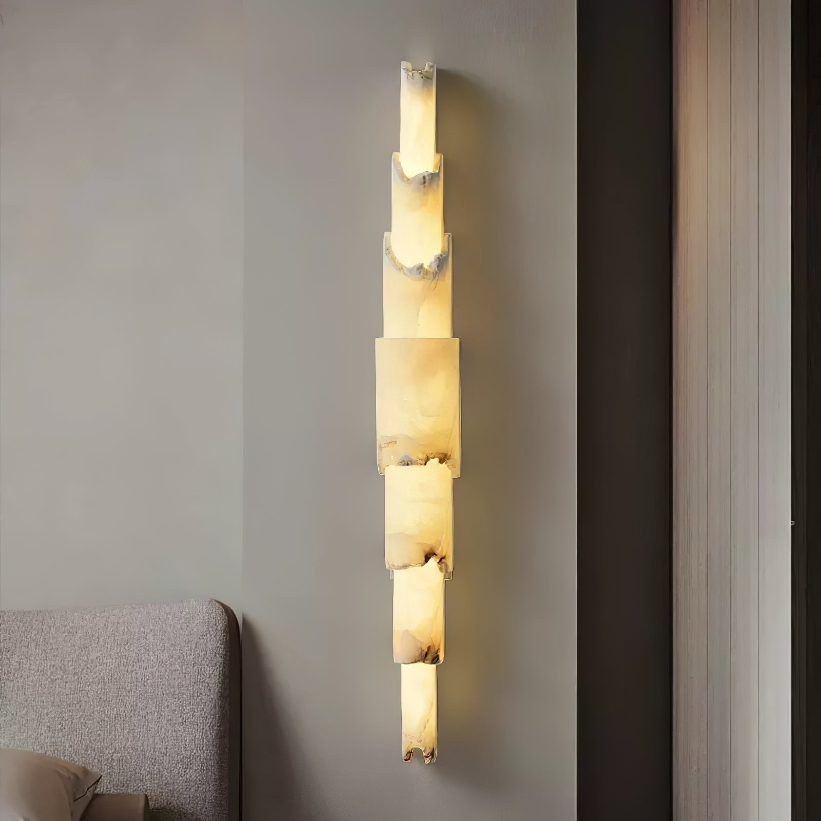 Elara Multi-layer Alabaster Wall Light - Neutralighting