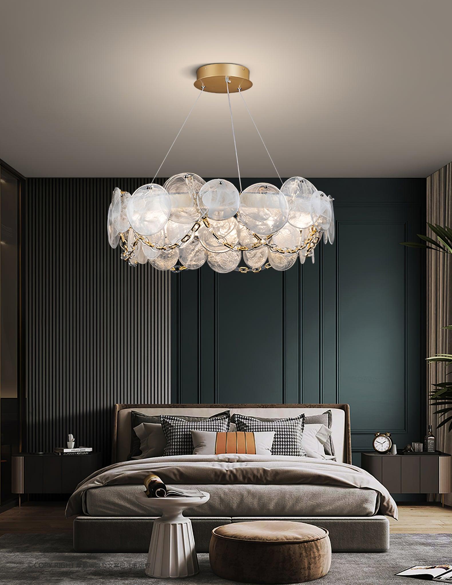 Ruby Luxury Glass Chandelier - Blowlighting