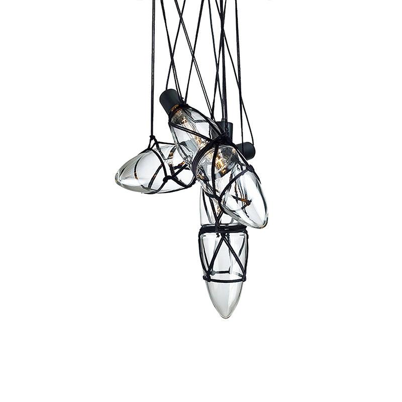 Castaway Bottle Glass Pendant Lamp - Blowlighting
