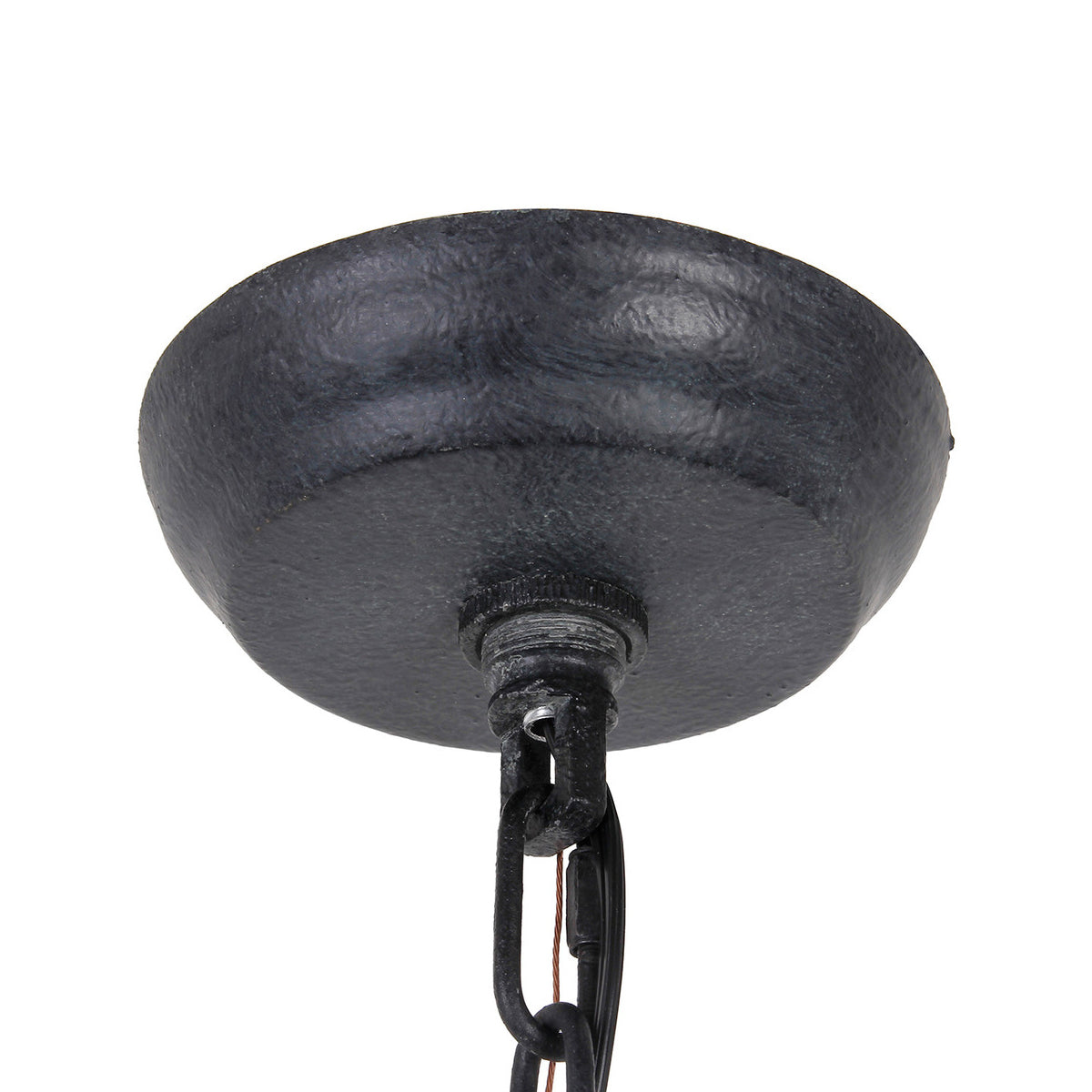 Luxe Vintage Industrial Wooden Metal Pendant Lamp - Lamp Copper