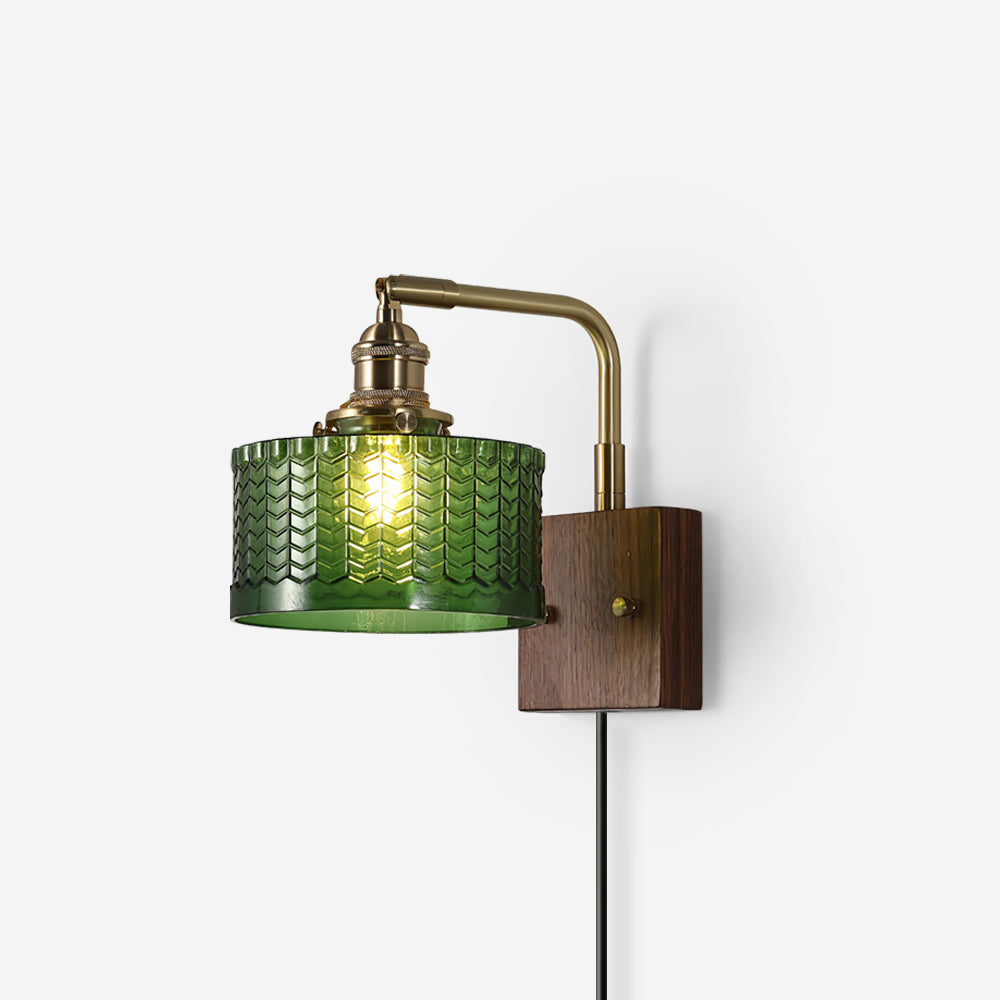 Valentina Lampada da Parete Emerald Glow con Spina