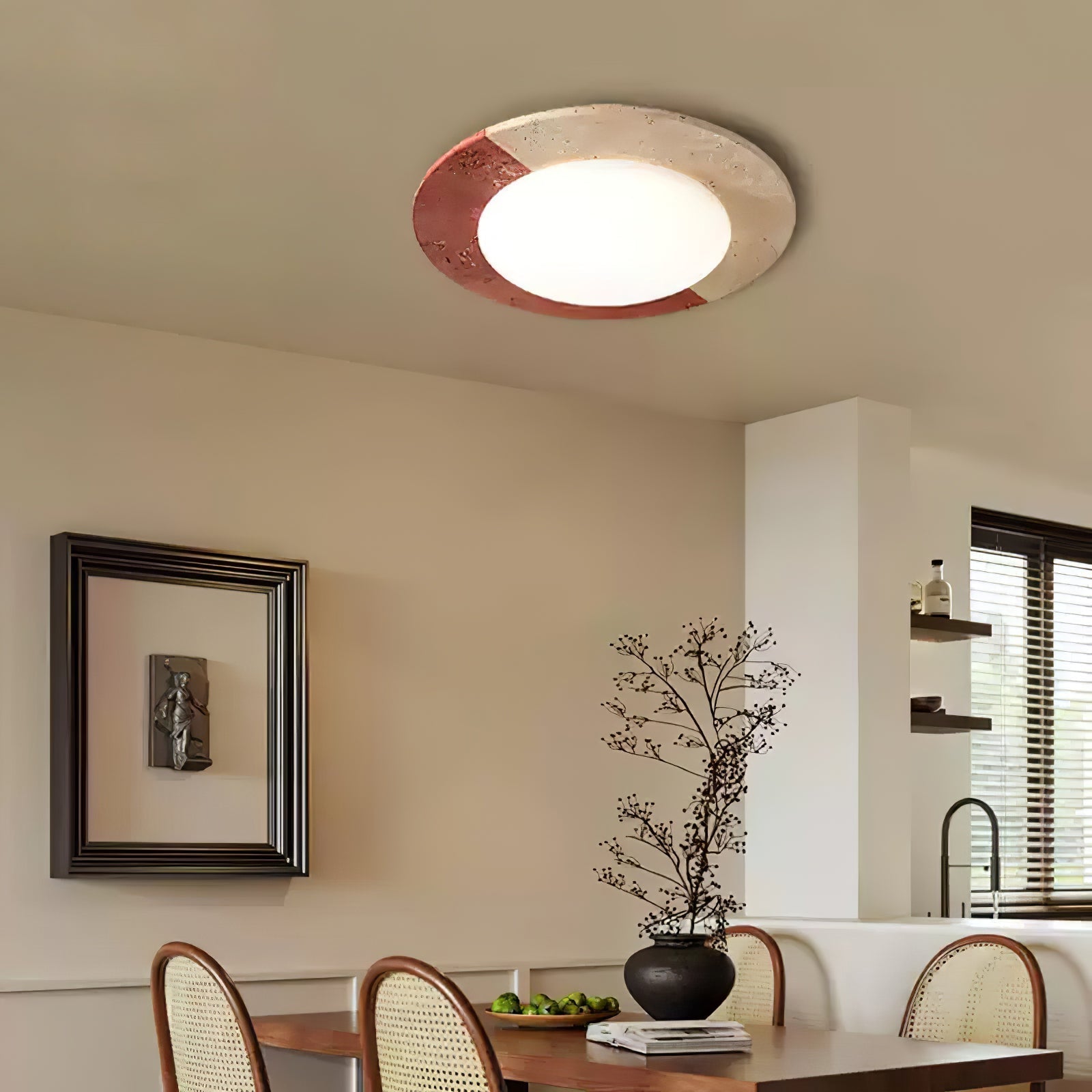Zeraeos Travertine Ceiling Light - Neutralighting
