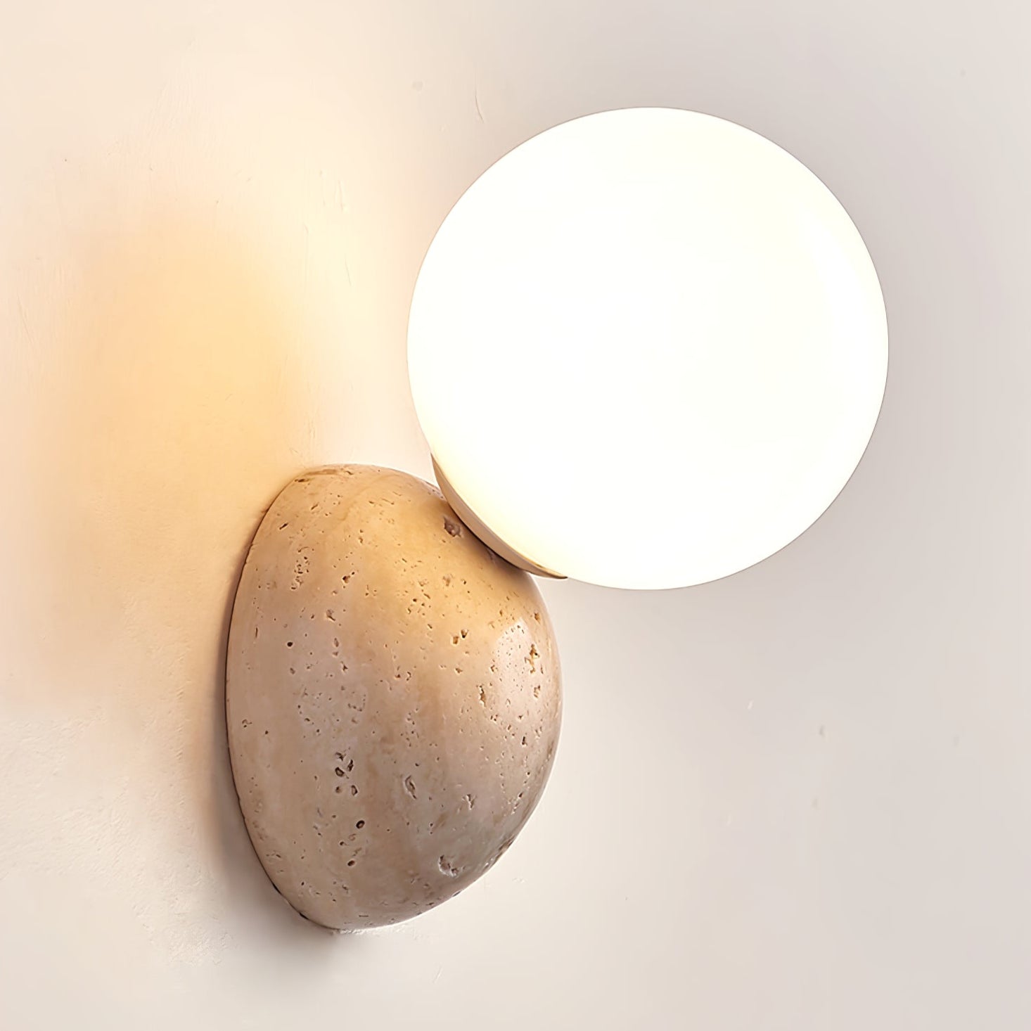 Cethair Travertine Wall Light - Neutralighting