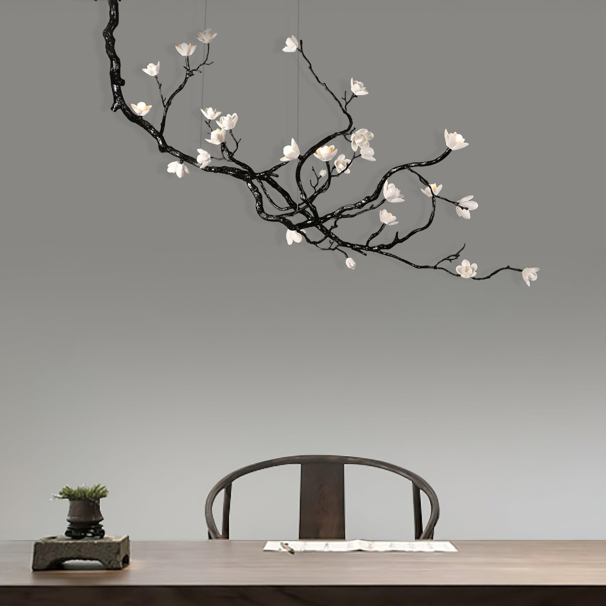 Ceramic Flower Chandelier - Blowlighting