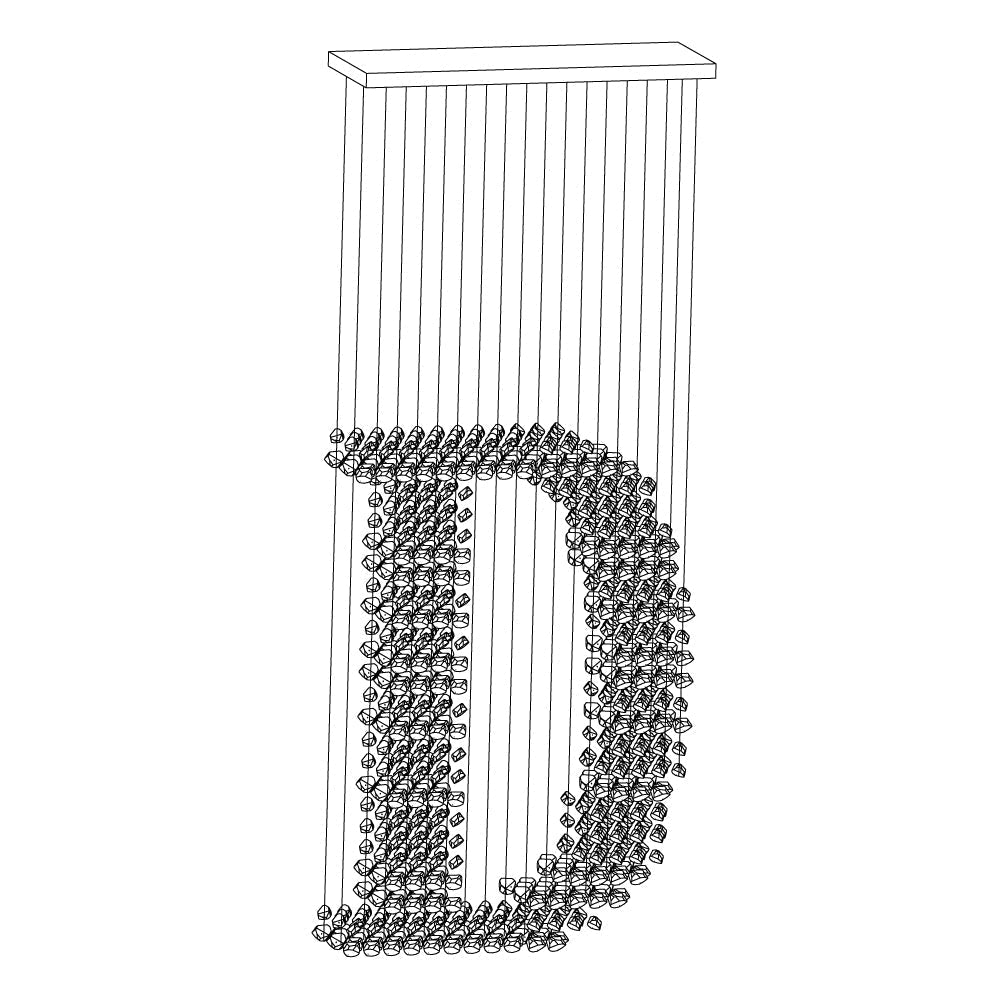 Black Stones Chandeliers - Blowlighting