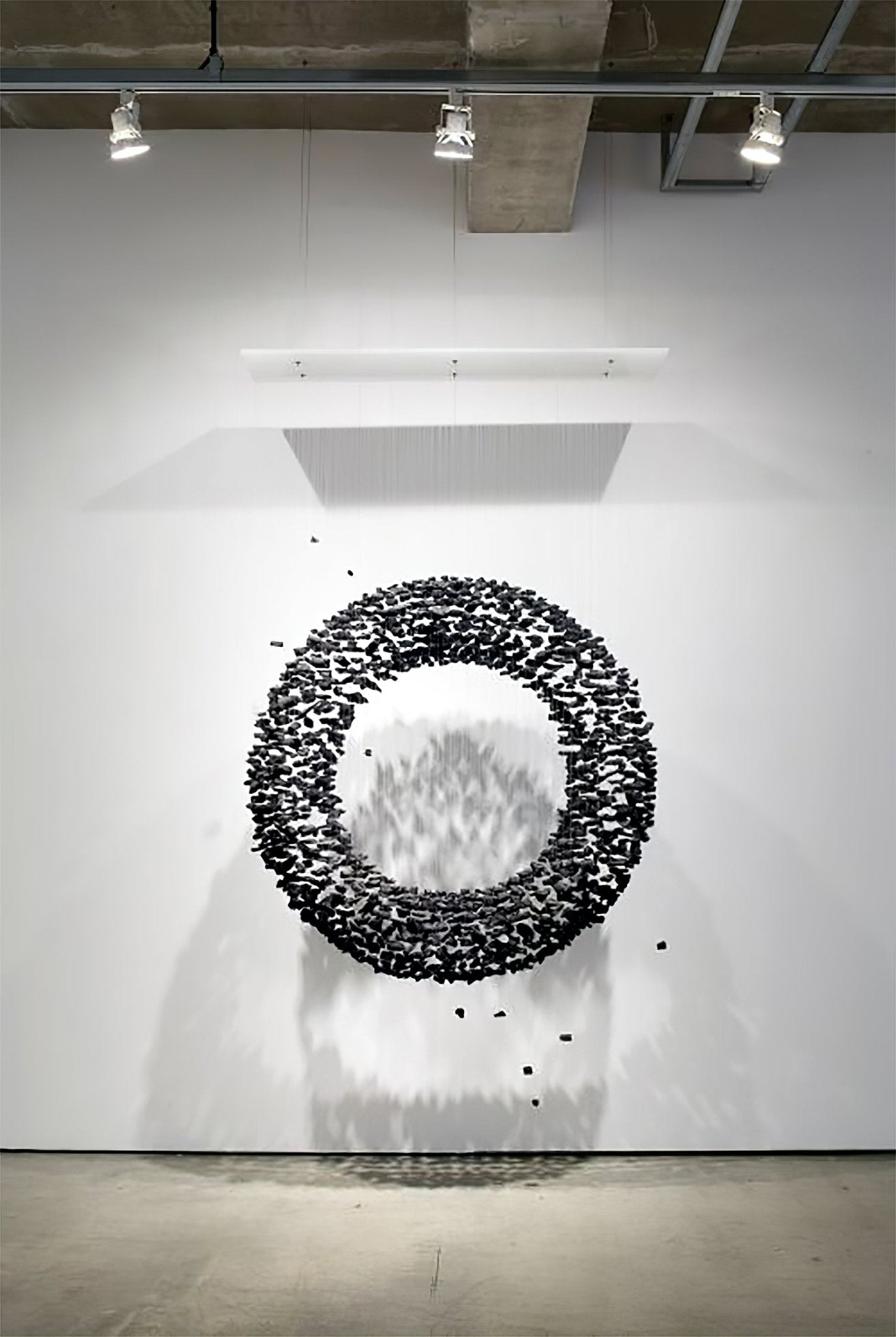 Arsilus Charcoal Stone Sculptural Chandelier - Blowlighting