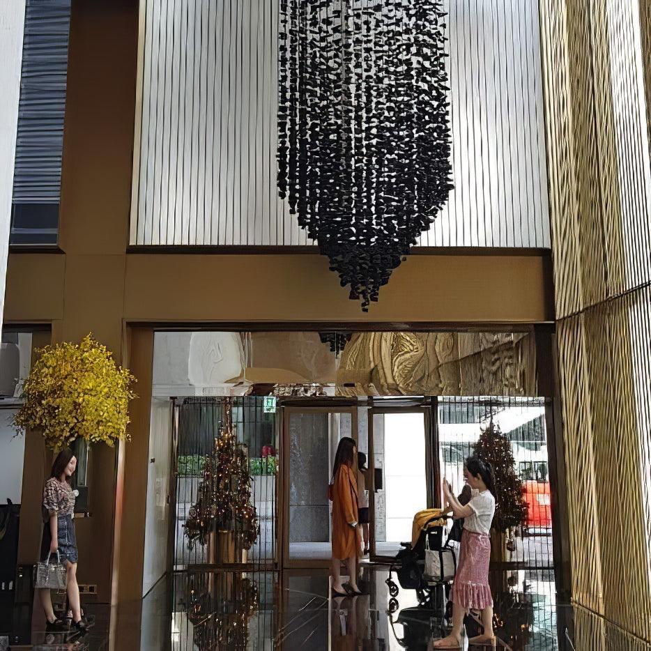 Black Stones Chandeliers - Blowlighting