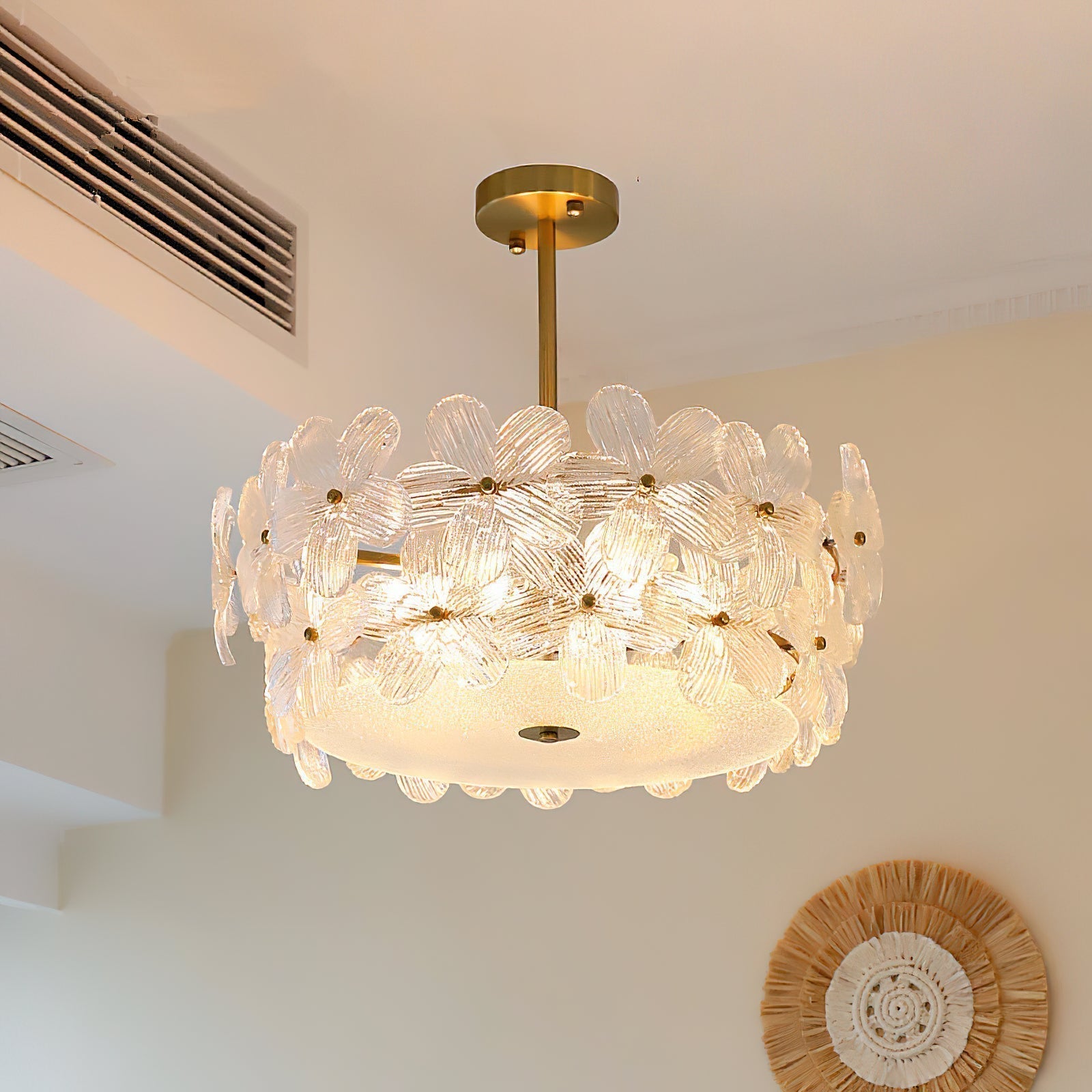 Kite Postmodern Luxury Art Unique Metal Glass Chandelier - Lamp Copper