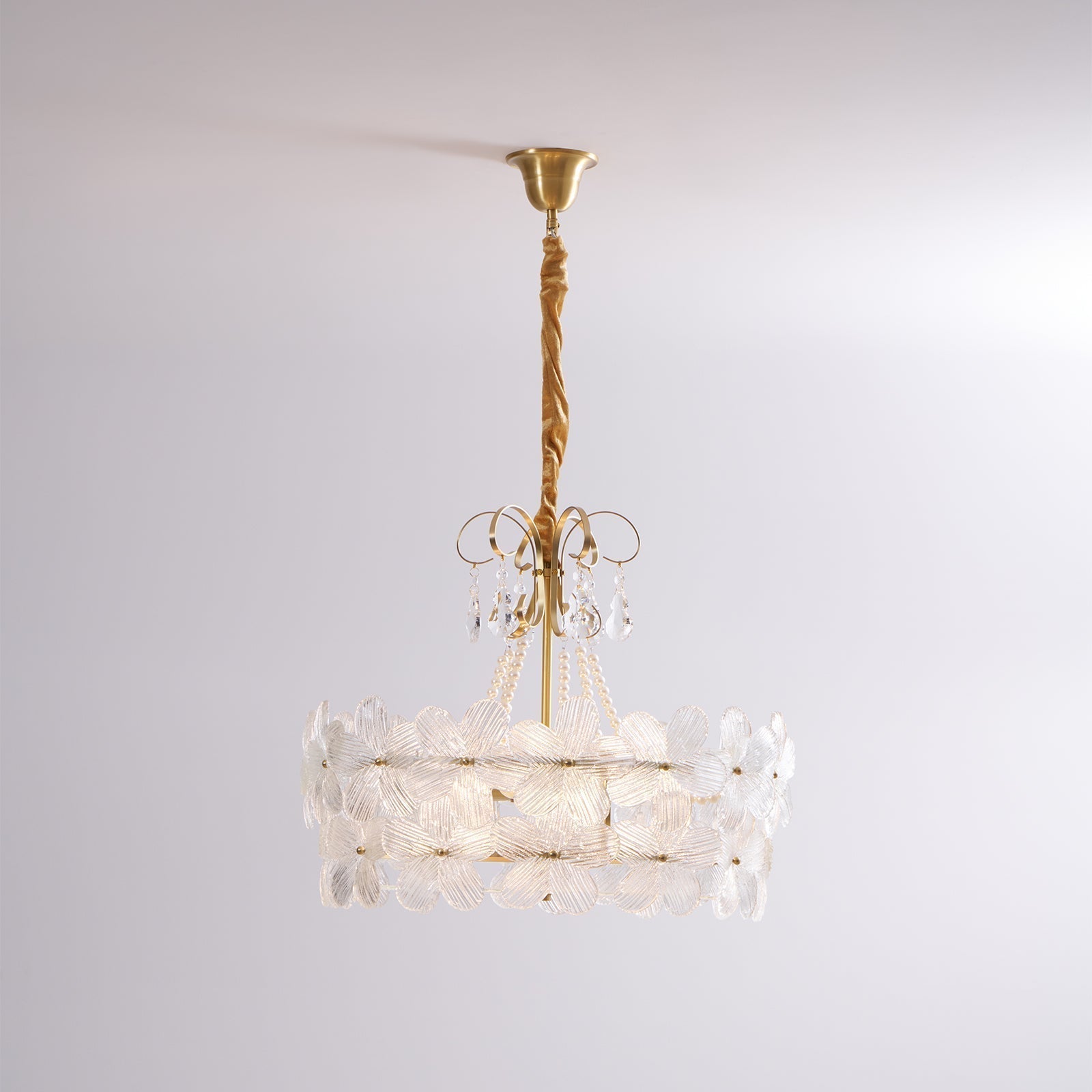 Kite Postmodern Luxury Art Unique Metal Glass Chandelier - Lamp Copper