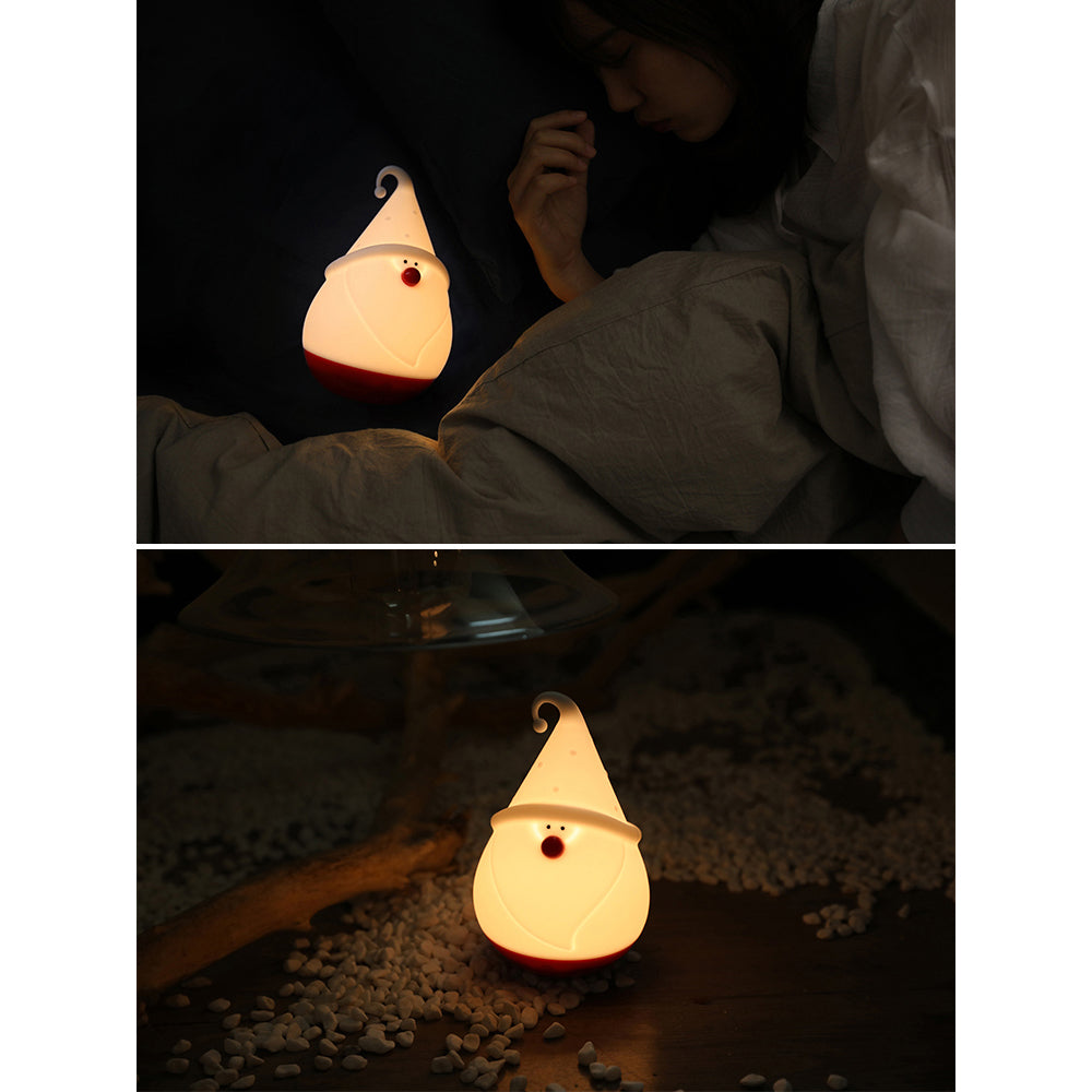 Snowman Night Light (built-in battery) - Lamp Copper