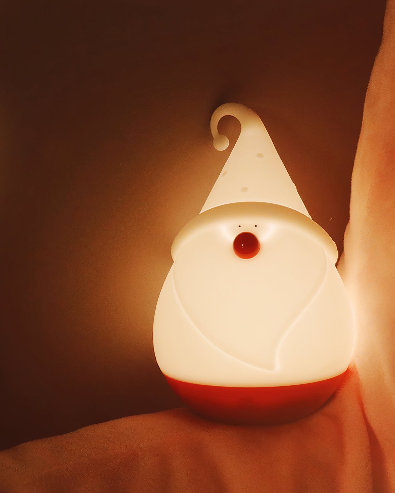 Snowman Night Light (built-in battery) - Lamp Copper