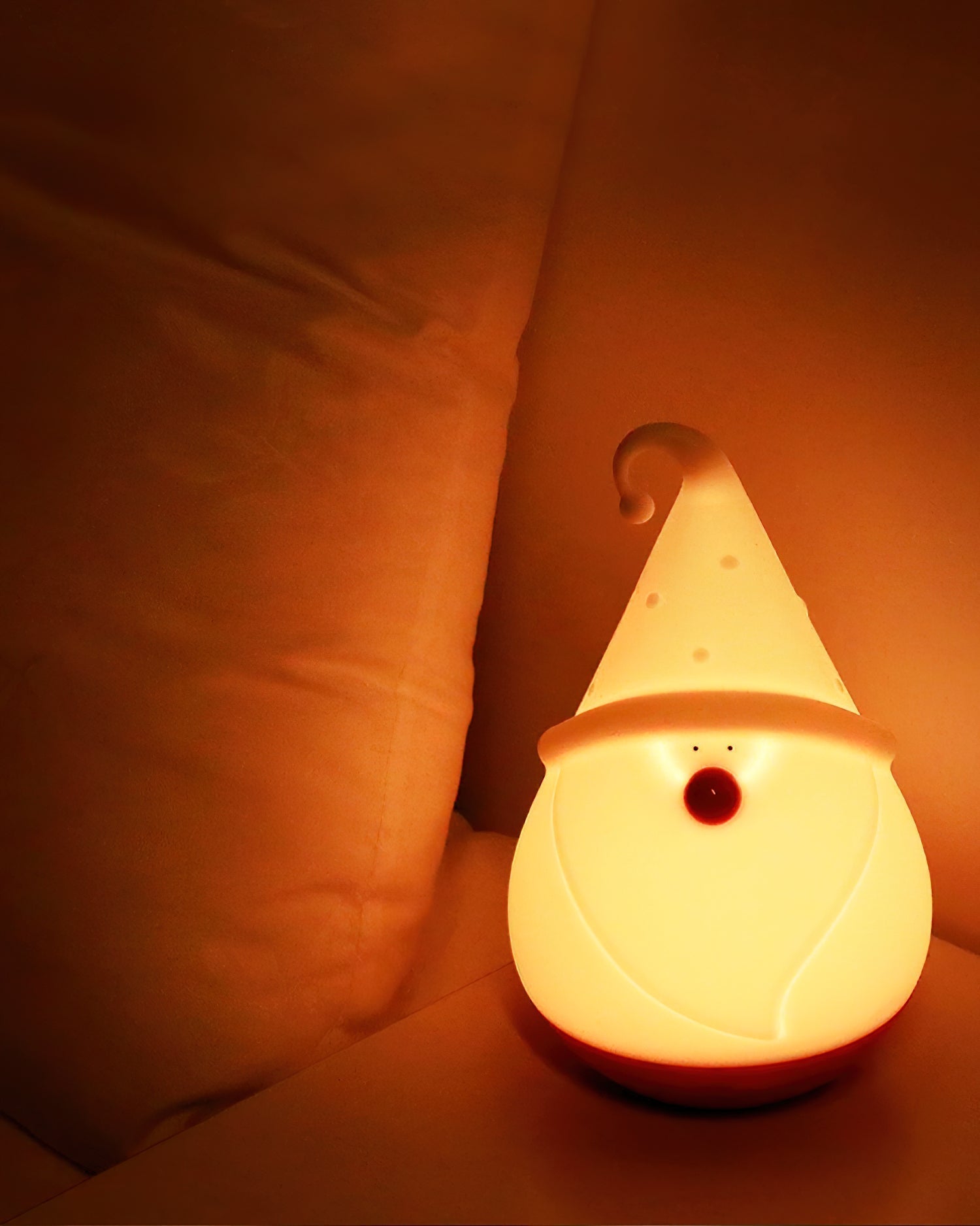 Snowman Night Light (built-in battery) - Lamp Copper