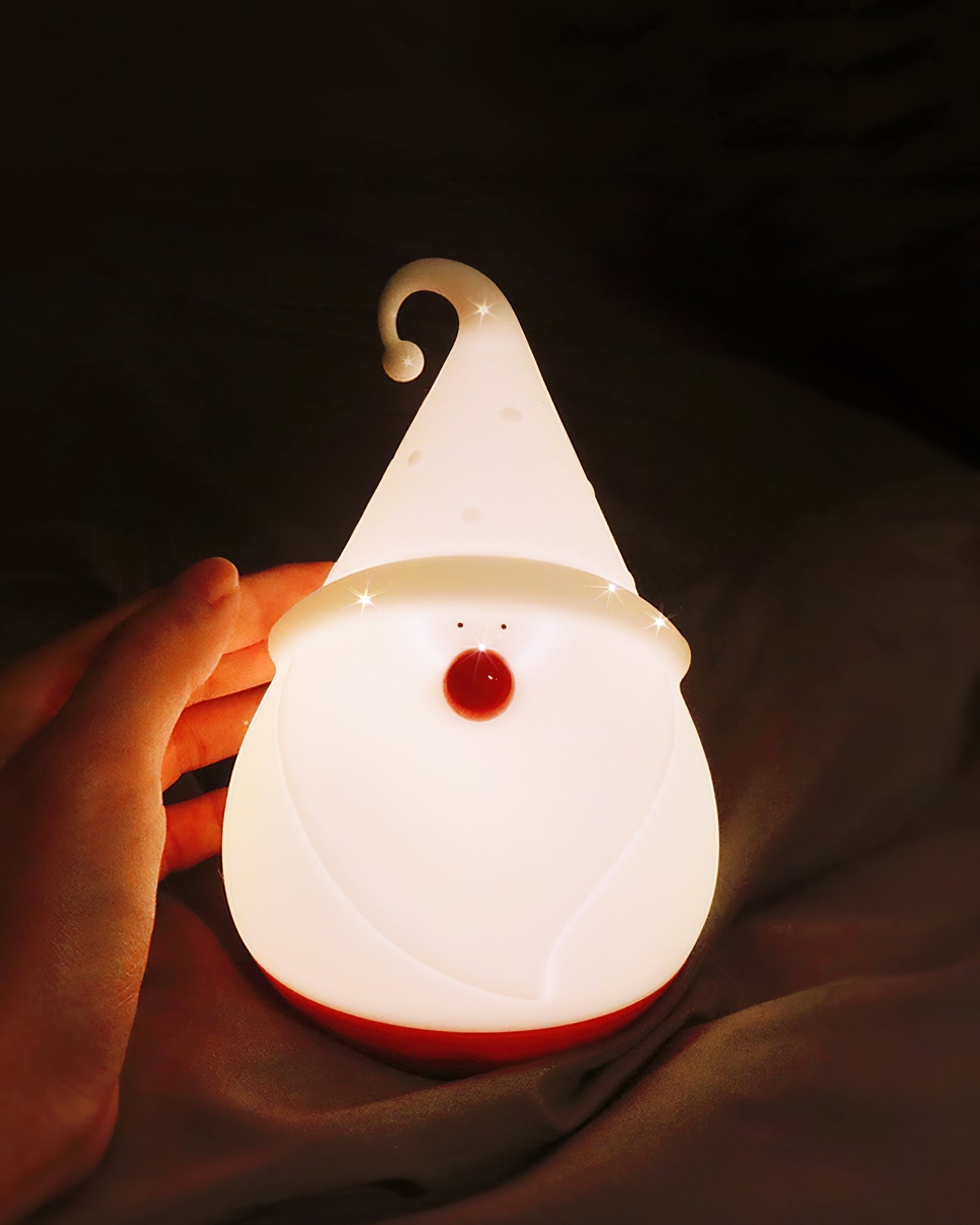 Snowman Night Light (built-in battery) - Lamp Copper