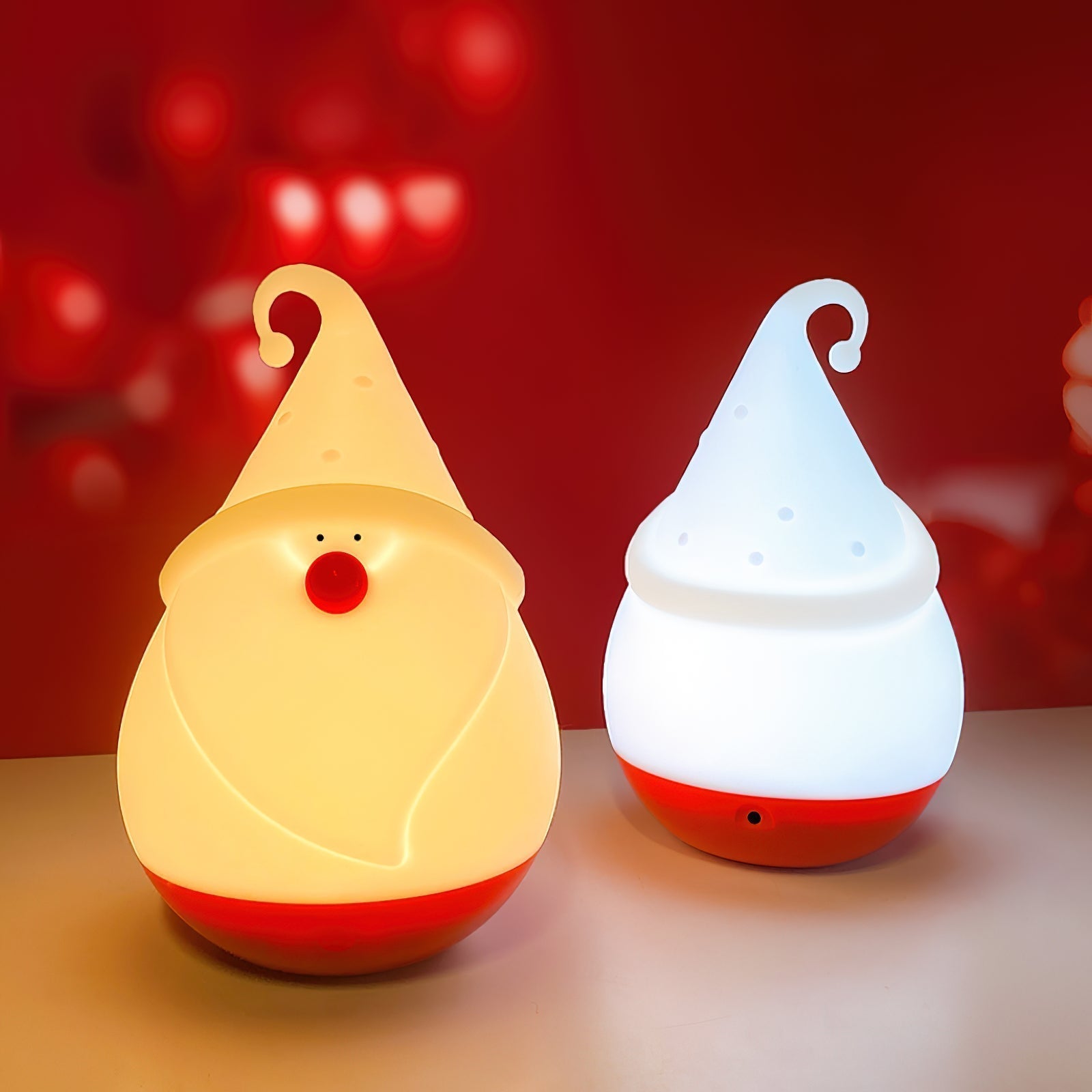 Snowman Night Light (built-in battery) - Lamp Copper