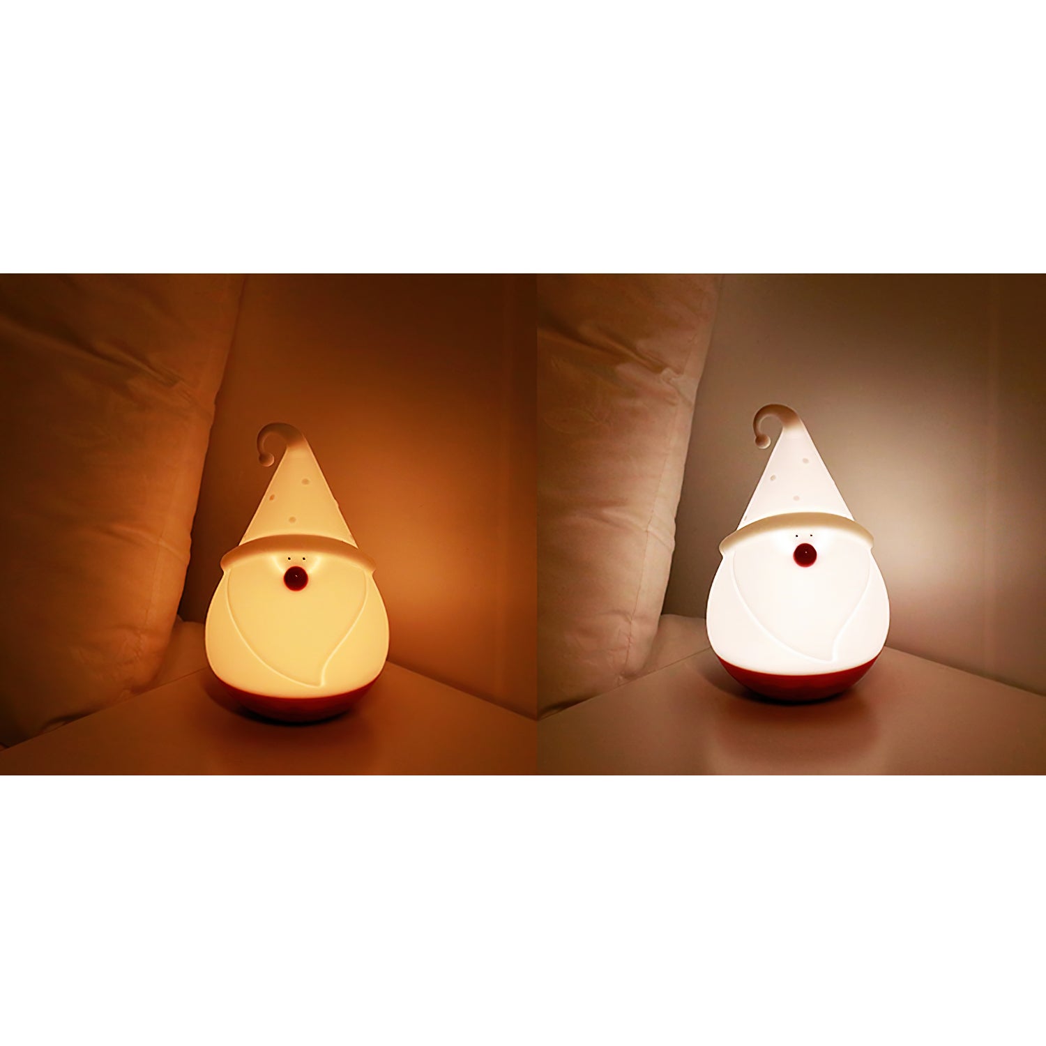 Snowman Night Light (built-in battery) - Lamp Copper