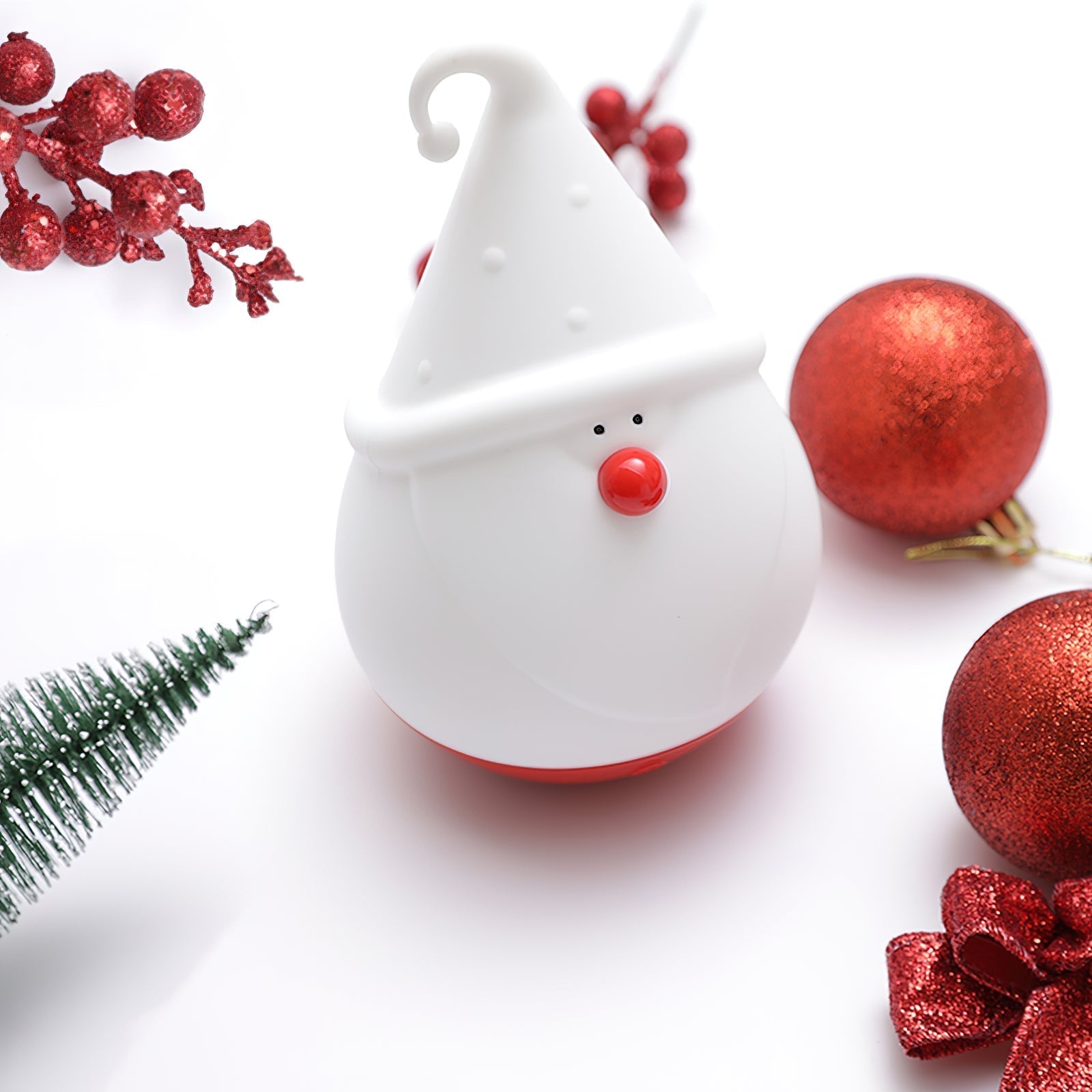 Snowman Night Light (built-in battery) - Lamp Copper